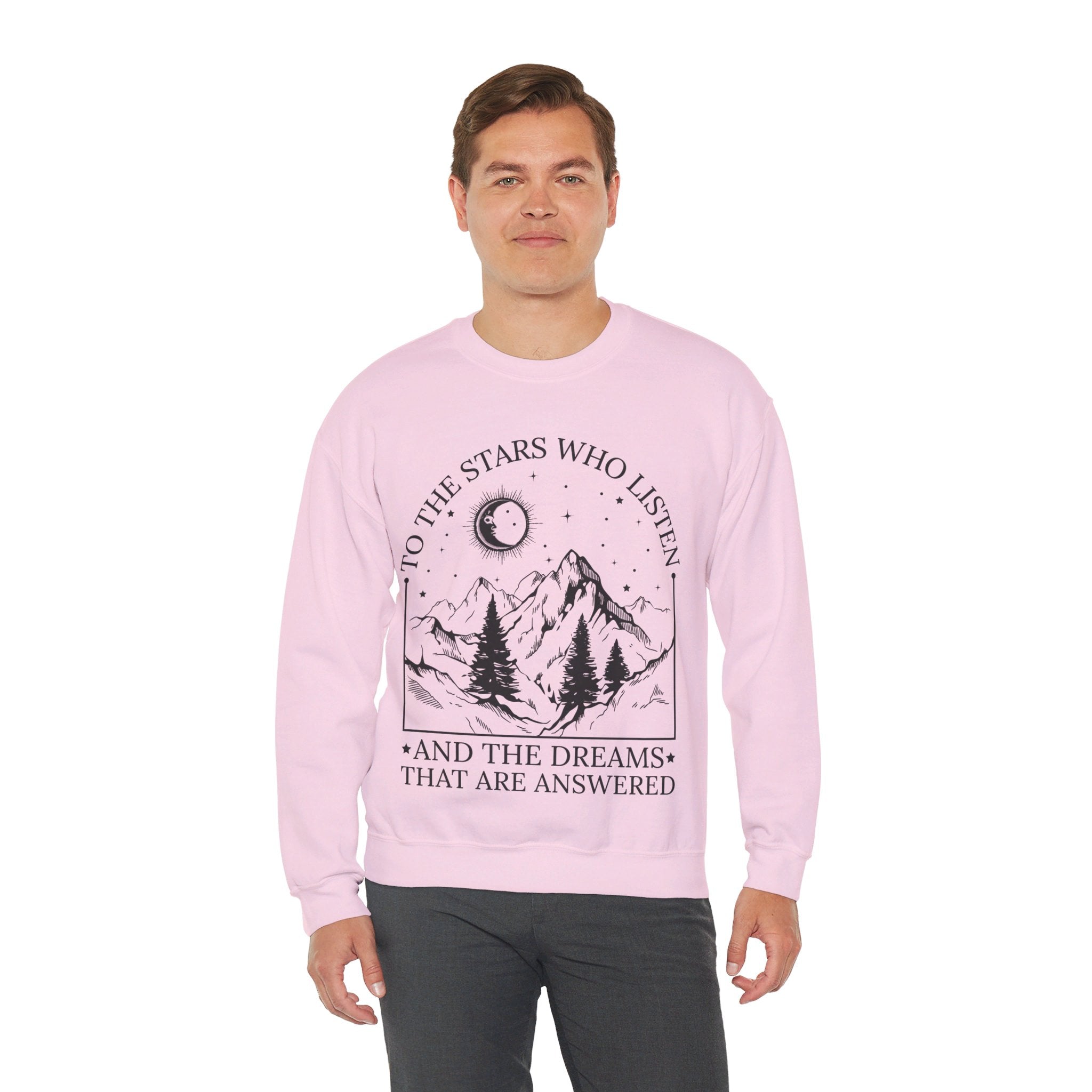 To The Stars Who Listen And The Dreams That Are Answered Sweatshirt, Velaris City Of Starlight Shirt, The Night Court Shirt, SJM Shirt, ACOTAR Shirt