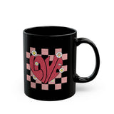 Retro Love Coffee Mug, Valentine's Coffee Mug, Husband Gift, Wife Gift, Girlfriend Gift, Boyfriend Gift, Birthday Gift