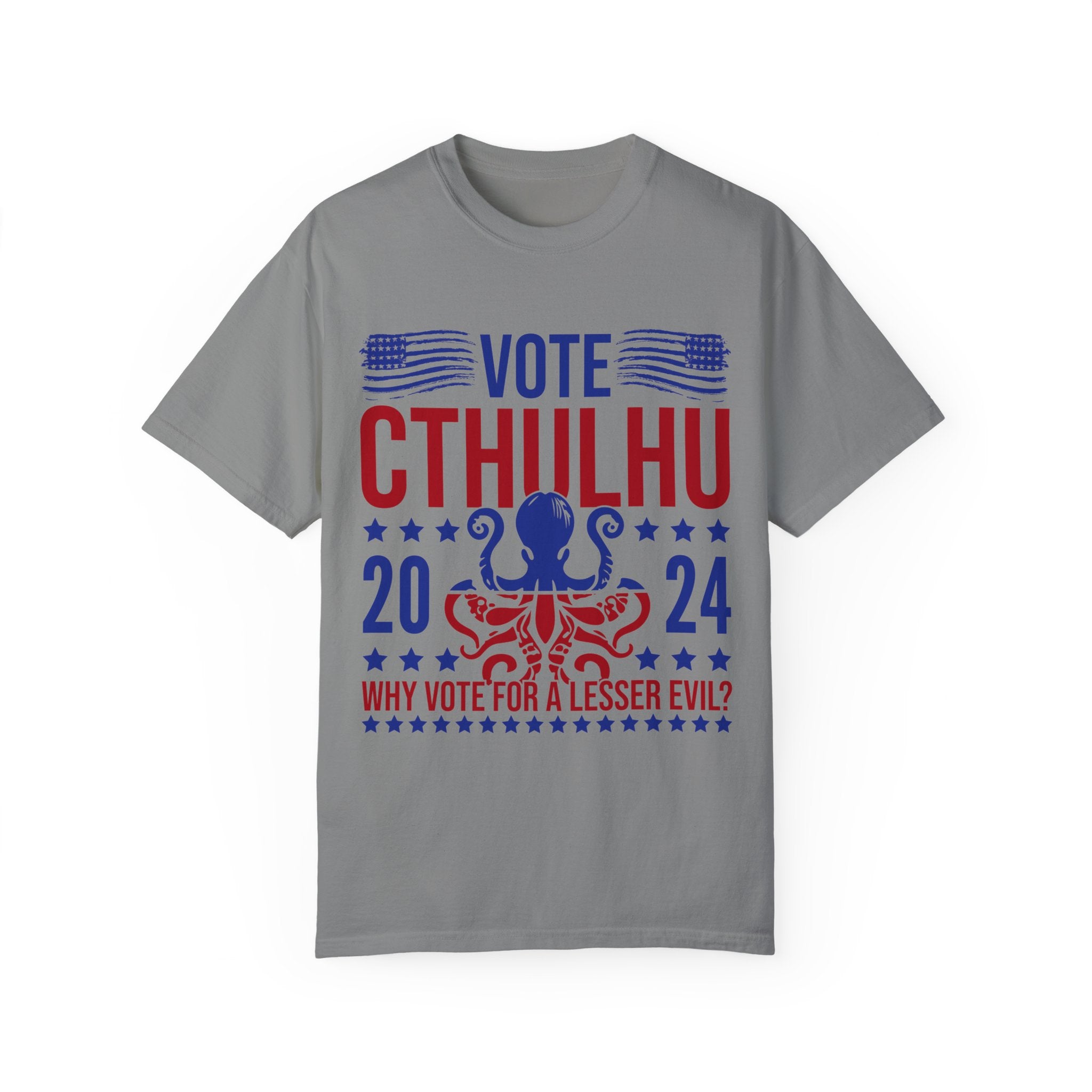 UNIDAZE Vote Cthulhu Shirt, Funny Political Satire Shirt, Funny 2024 Election Shirt, Greater Evil Shirt, Lovecraftian Gift, Horror Lovers Printify Cotton Crew neck cthulhu cthulhu gift cthulhu shirt DTG election funny 2024 election funny election shirt greater evil horror lover lovecraft lovecraftian gift Men's Clothing Oversized politcal satire T-shirts TikTok Unisex vote cthulhu shirt Women's Clothing