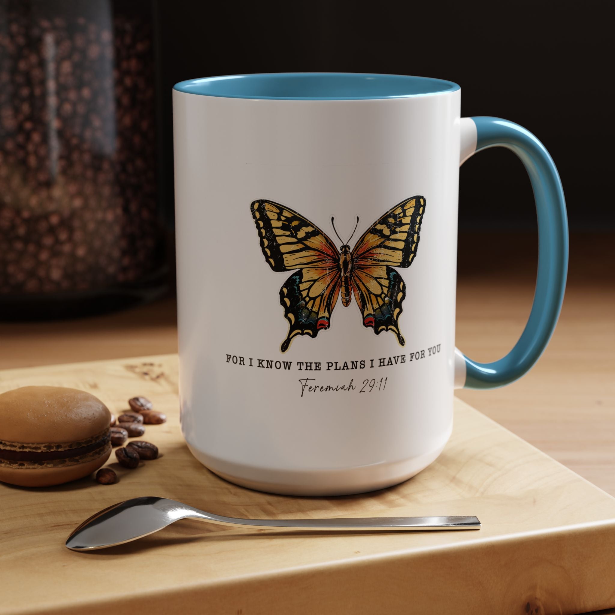 Religious Coffee Mug, Jesus Mug, For I Know The Plans I Have For You, Christian Cup, Faith Mug, Bible Verse