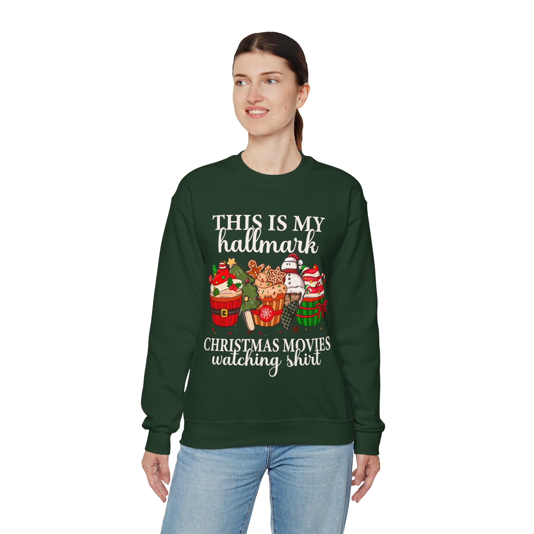 This is My Hallmark Christmas Movie Watching Sweatshirt, Hallmark Christmas Movies Shirt, Holiday Spirit Shirt, Hallmark Sweatshirt