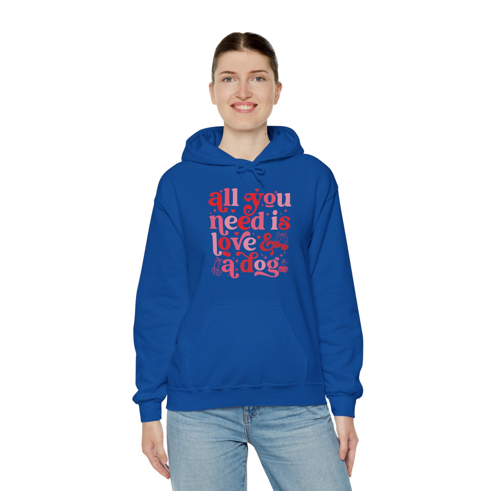 All You Need Is Love And A Dog Hoodie, Dog Lover Shirt, Dog Lover Gift, Dog Mom Shirt, Dog Quote Shirt, Dog Owner Shirt, Dog Mama Shirt