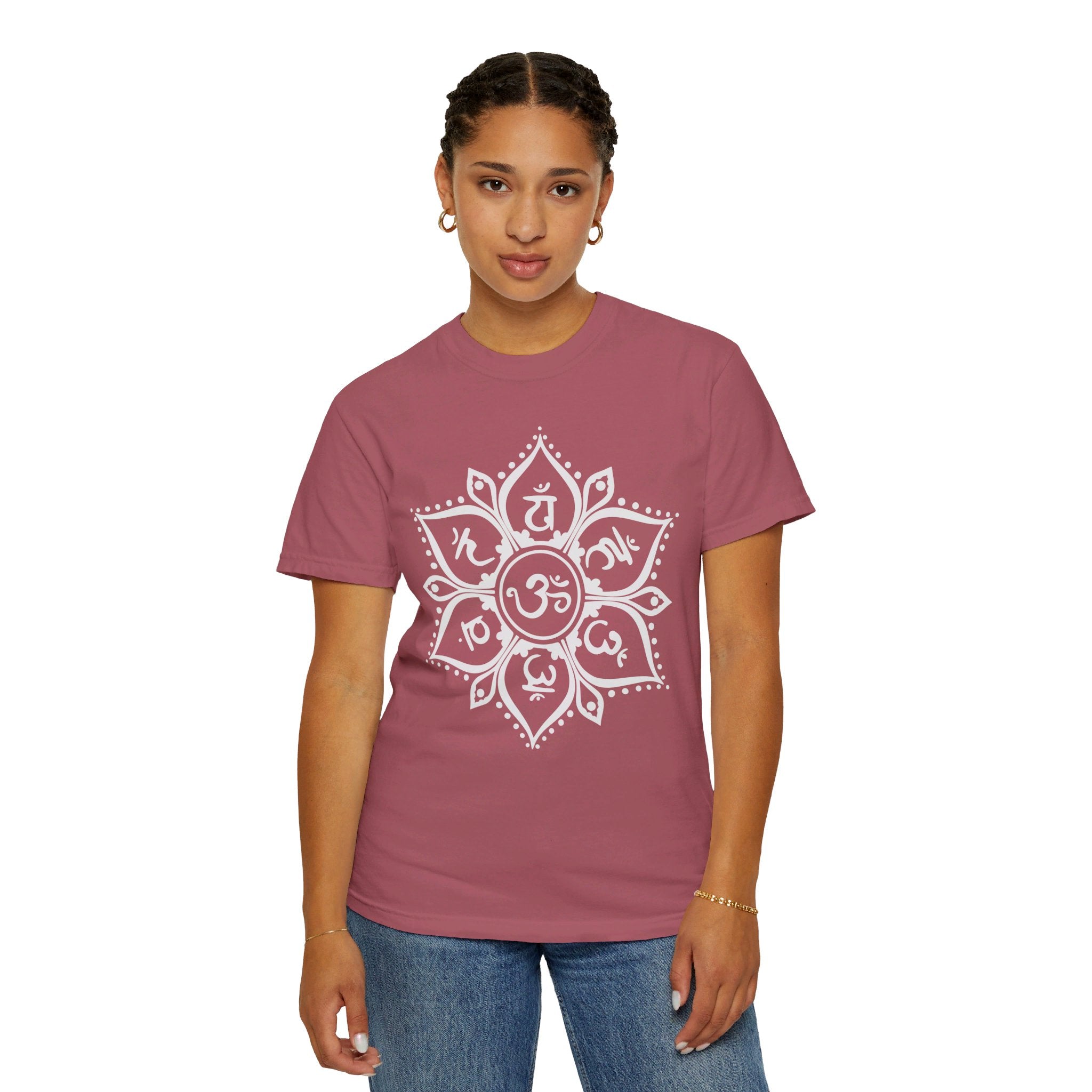 Chakra Symbols T-Shirt, Seven Chakras Shirt, Namaste Shirt, Yoga Tee, Mandala Shirt, Spiritual Shirt, Meditation Shirt, Women Yoga Shirt