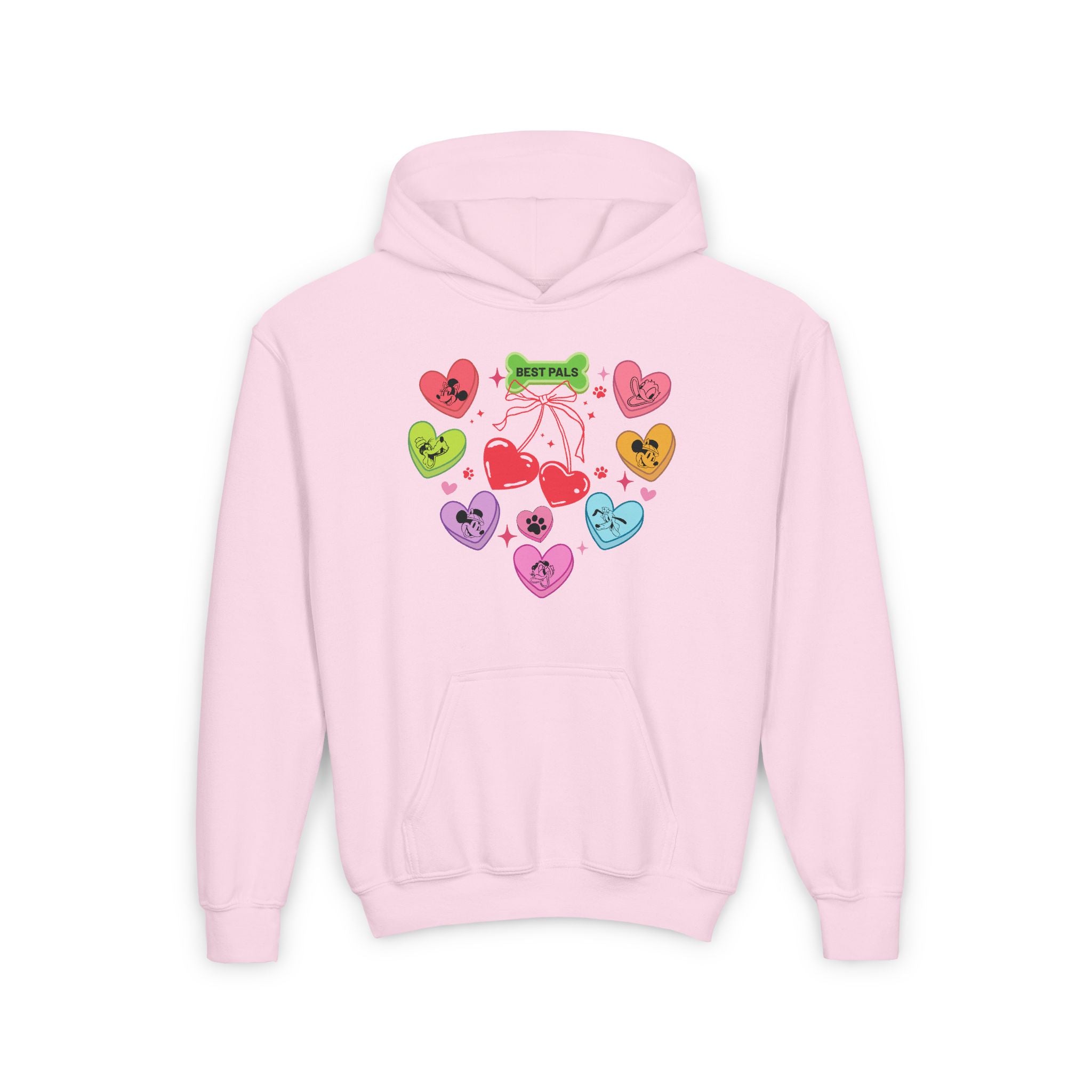 Mickey Friends Kids Valentine Hoodie, Disney Valentine Hoodie, Kids Valentines Gift, Disneyland Family Valentine Sweatshirt, Love Gift Sweat