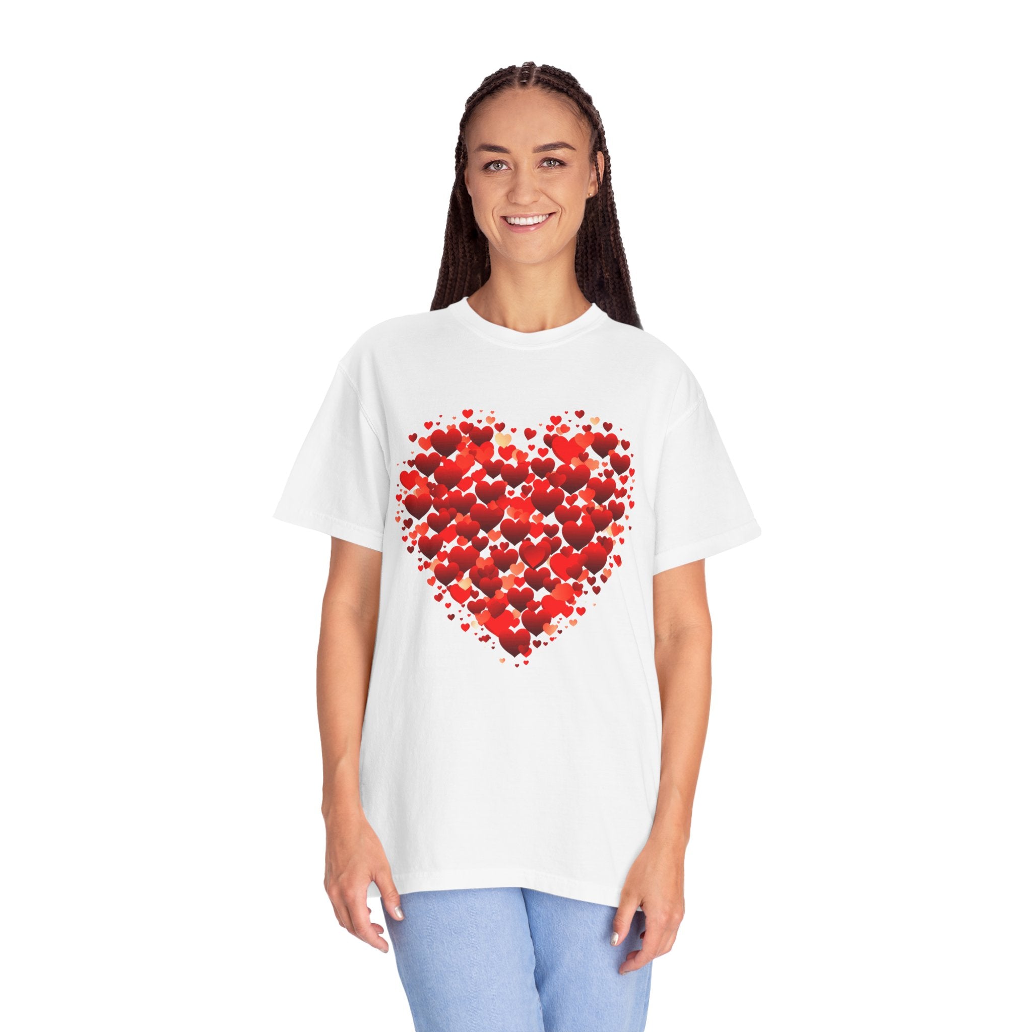 Double Heart Shirt, Valentines Gift Shirt, Love Shirt, Valentines Day Heart Tee, Teacher Gift Shirt, Valentine Heart Tee, Women Girl Heart