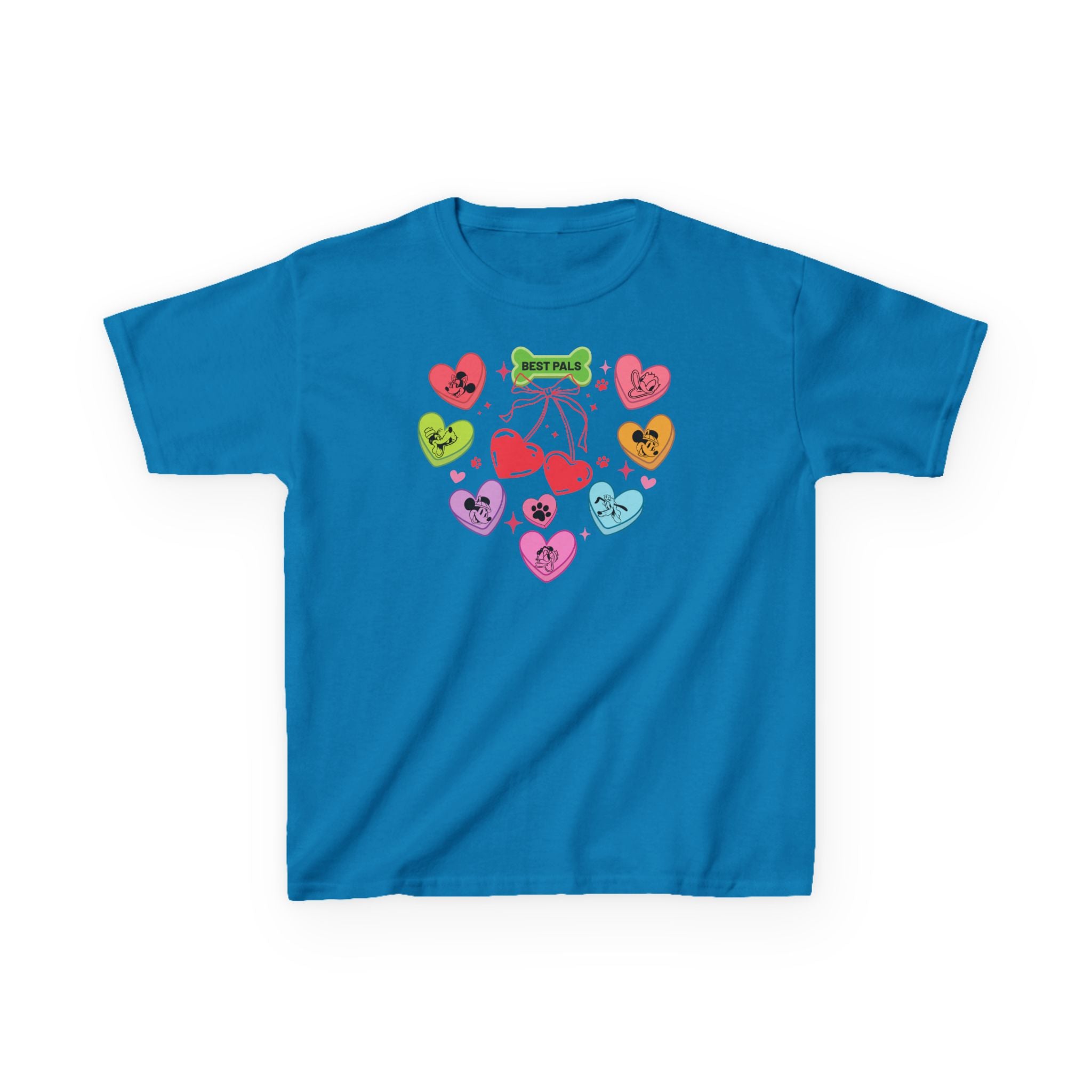 Mickey And Friends Candy Hearts Kids Shirt, Disney Valentine Toddler Shirt, Valentine's Day Kids Shirt, Toddler Valentine Day Outfit