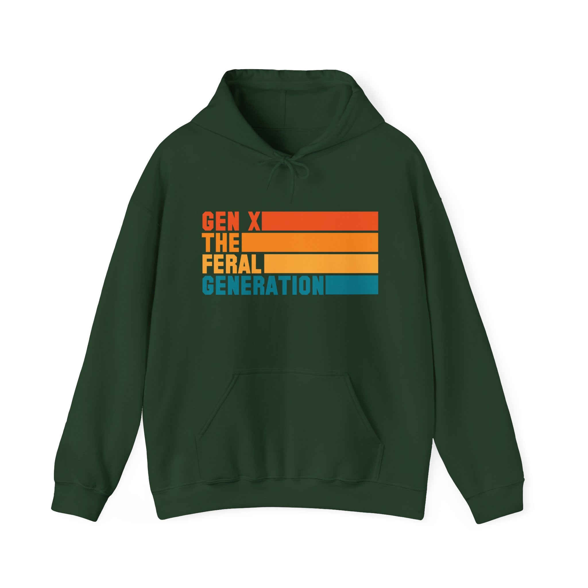 Gen X The Feral Generation Hoodie, Gen X Hoodie, Generation X Hoodie, Retro Gen X Hooded Sweatshirt, Cute Gen X Hoodie, Trendy Gen X Hoodie