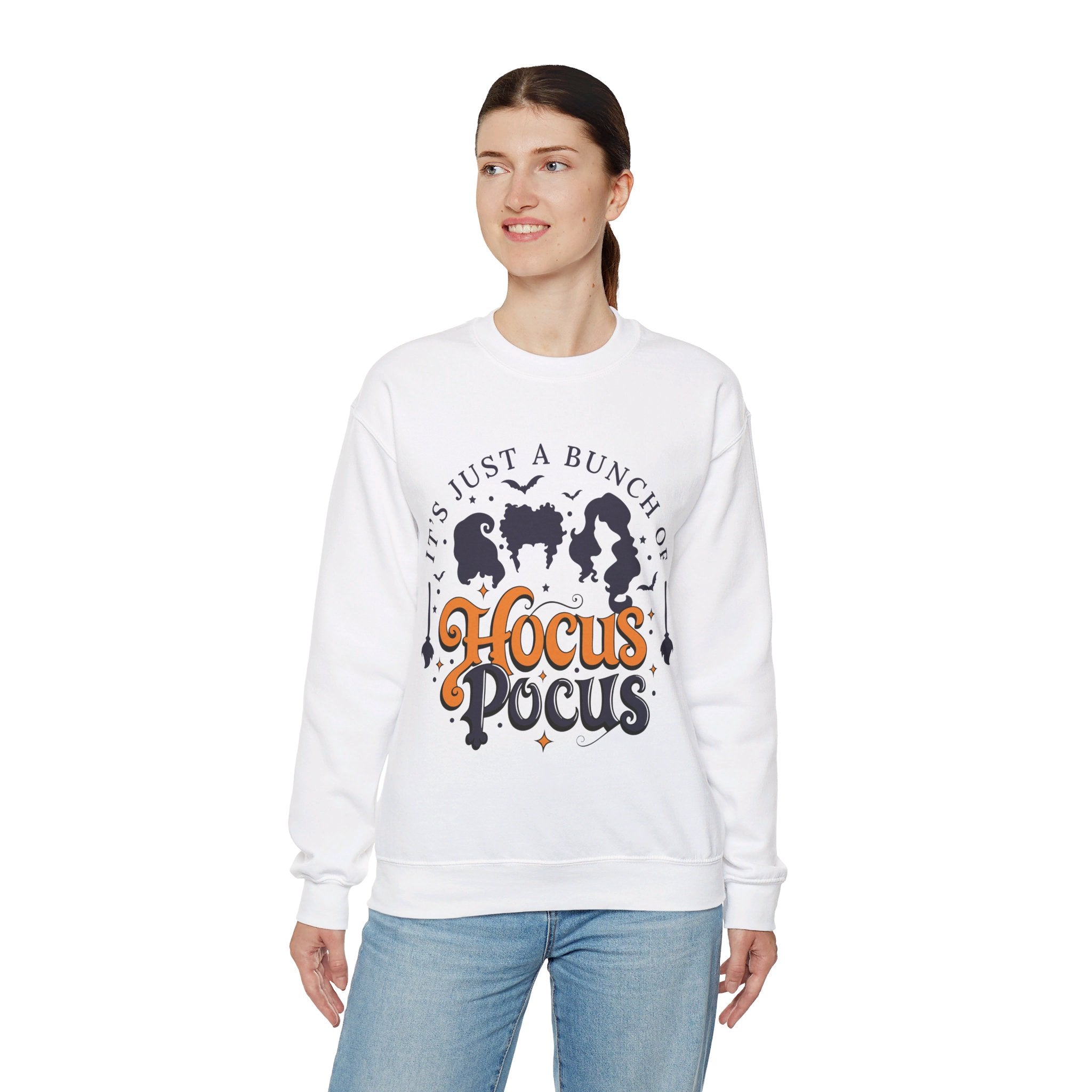 It's Just A Bunch Of Hocus Pocus, Disney Halloween Hocus Pocus Shirt, Mickey And Friends, Disney Sanderson Sisters Shirt, Happy Halloween