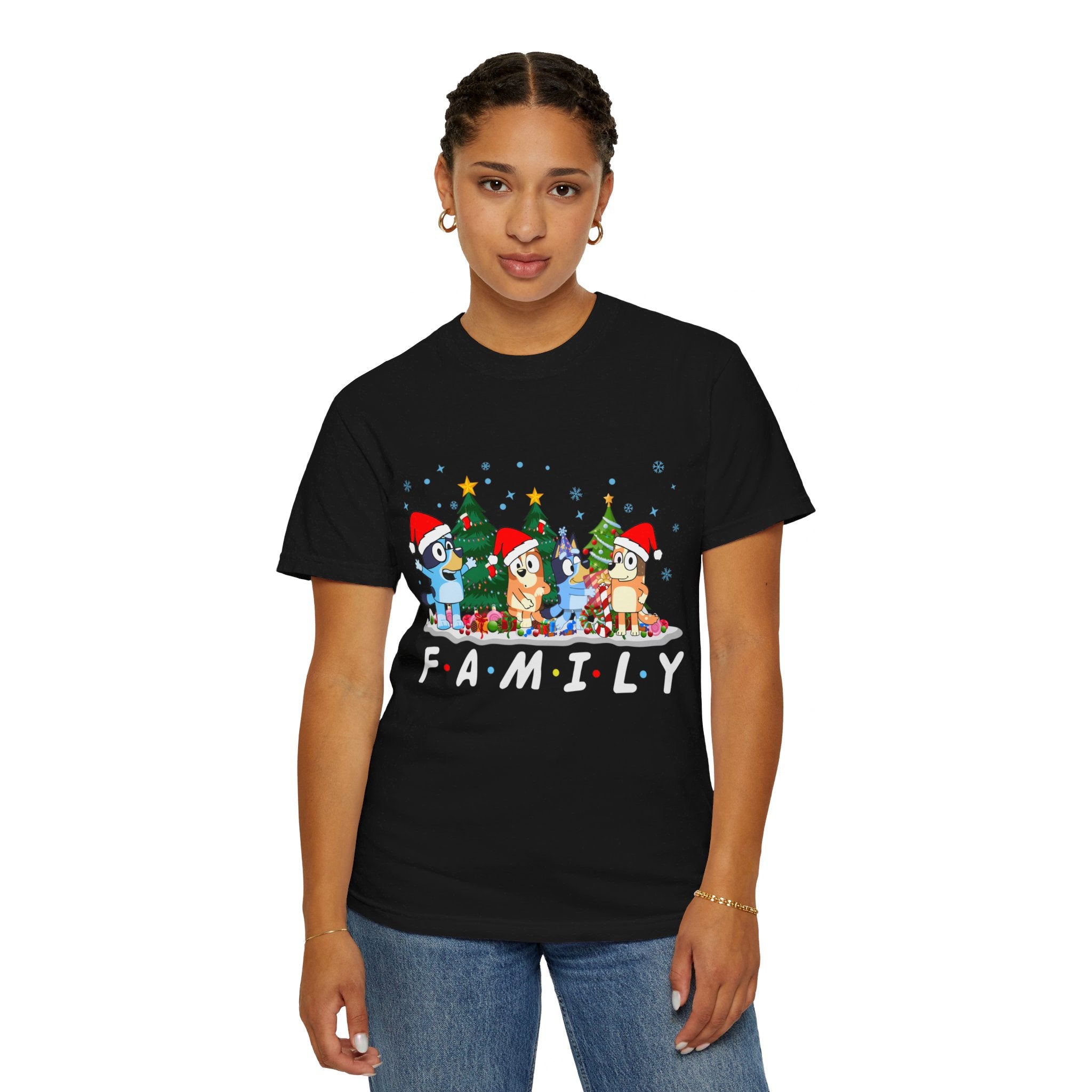 Christmas Bluey Family Shirt, Bluey Party Shirt, Christmas Family Bluey Shirt, Bluey Christmas Trip Shirt, Bluey Theme Tee