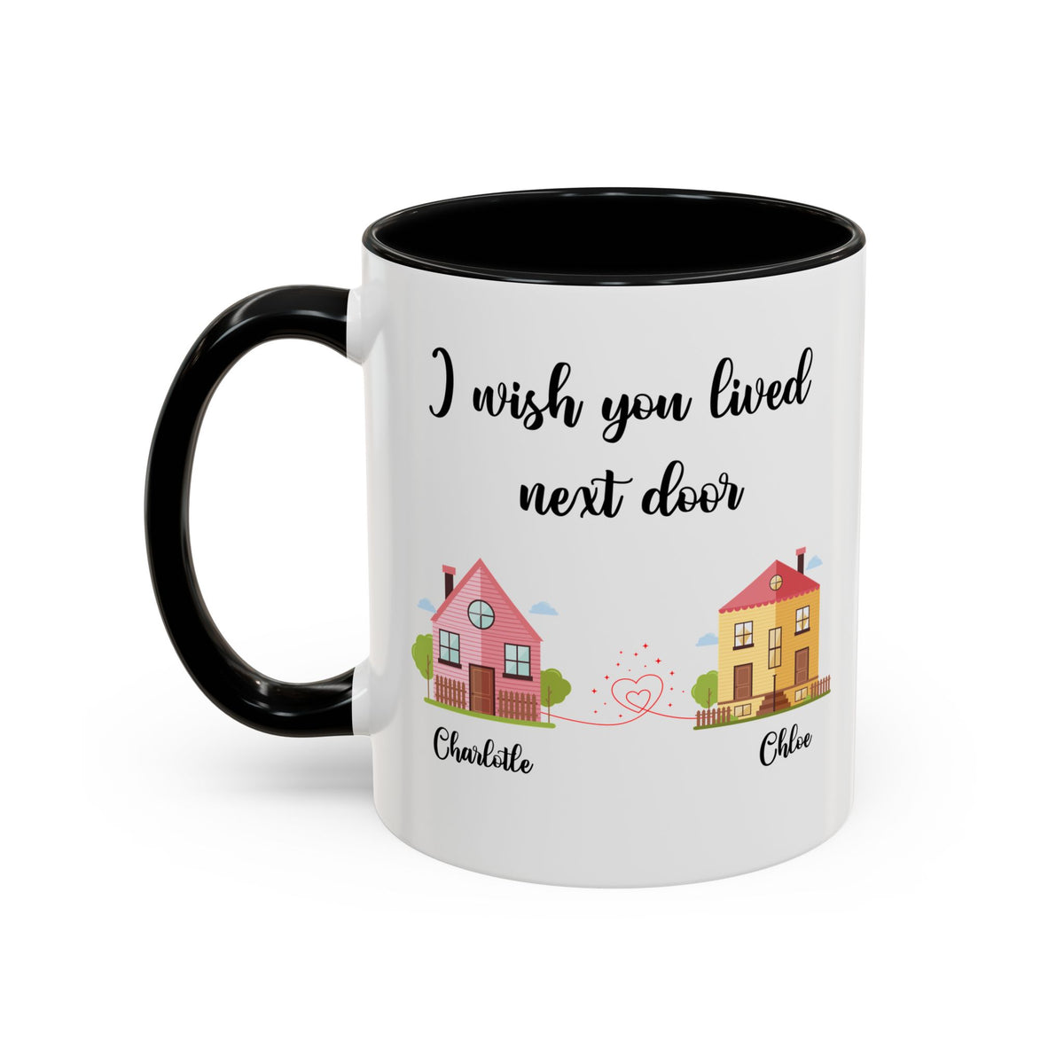 I Wish You Lived Next Door Mug, Bestie Coffee Mug, Long Distance Mug, Moving Away Mug, Best Friend Christmas, Bestie Birthday Gift, Bff Mug