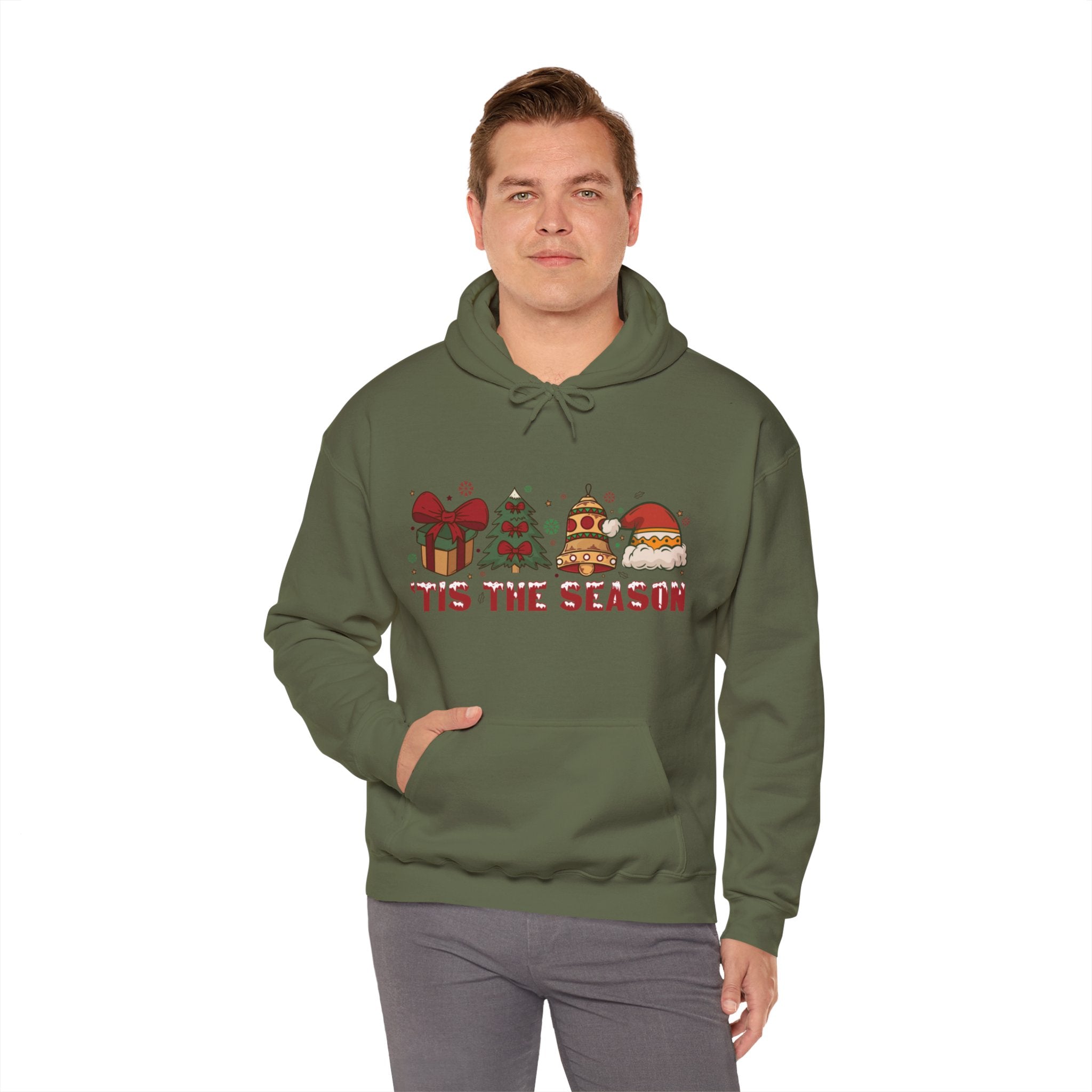 Tis The Season Hoodie, Christmas Tis The Season Hoodie, Merry Christmas Shirt, Christmas Hooded Sweatshirt, Cute Winter Hoodie