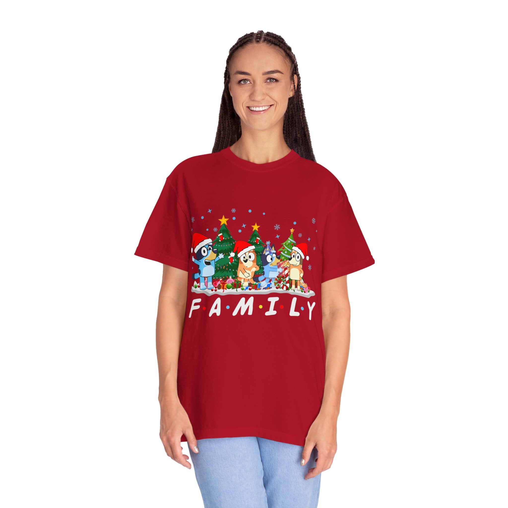 Christmas Bluey Family Shirt, Bluey Party Shirt, Christmas Family Bluey Shirt, Bluey Christmas Trip Shirt, Bluey Theme Tee