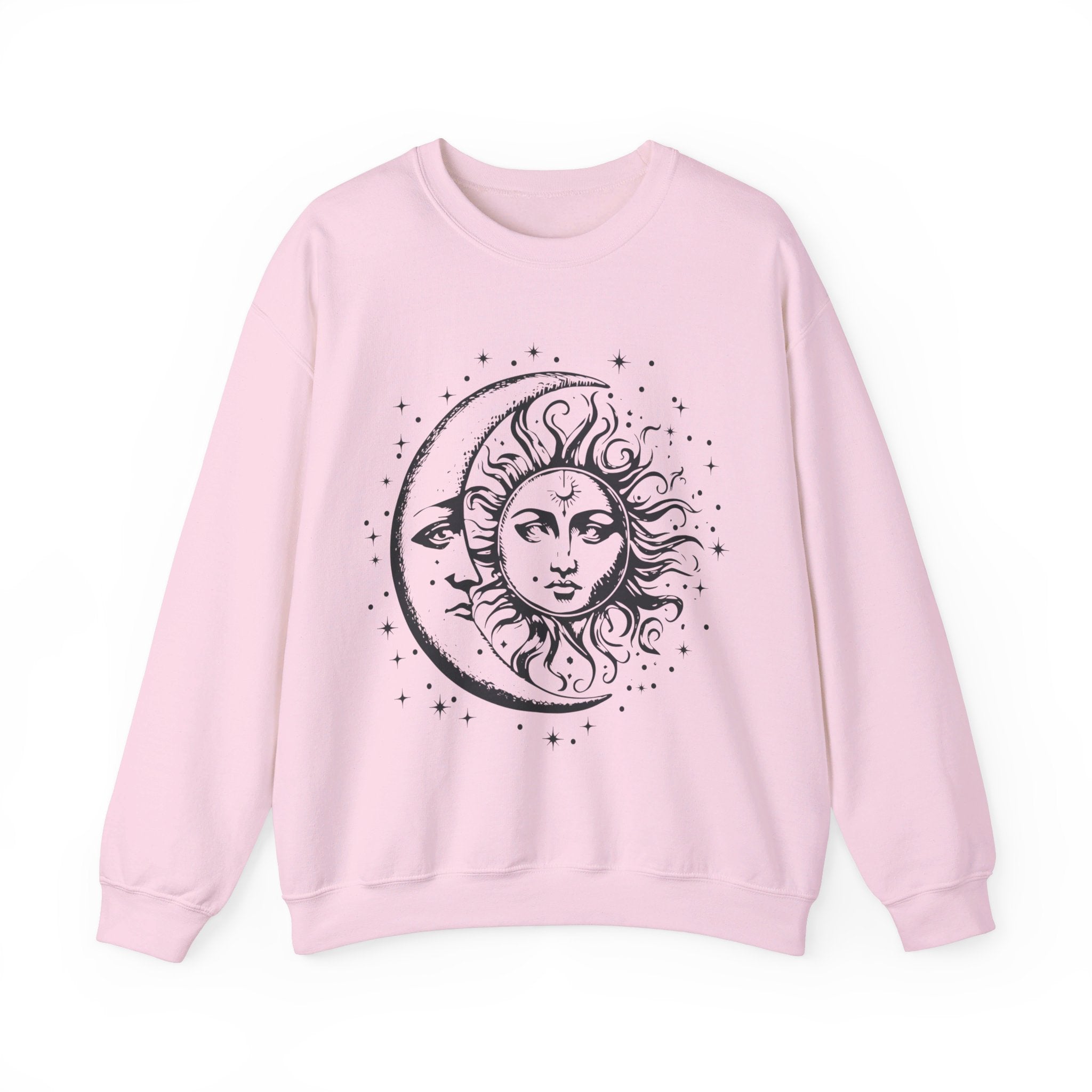 Sun and Moon Sweatshirt, Celestial Crewneck, Boho Sun and Moon Shirt, Hippie Hoodie, Retro Shirt, Vintage Style