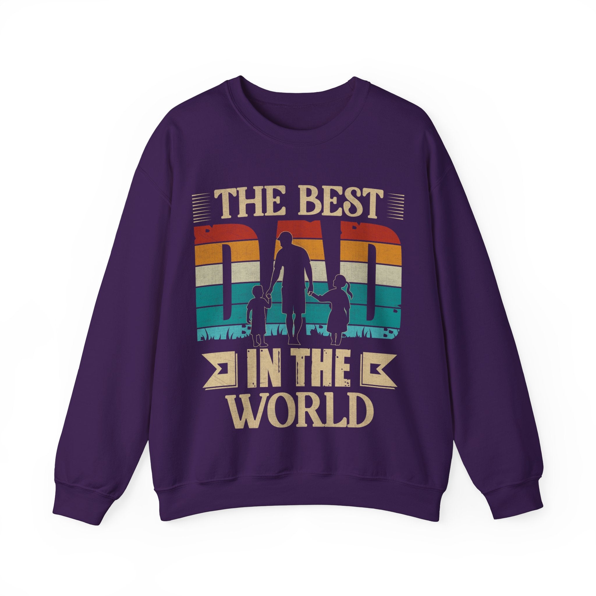 The Best Dad In The World Sweatshirt, World's Best DAD Gift, Gift from Son Daughter to Dad, Worlds Greatest Dad Shirt, Happy Fathers Day Sweatshirt