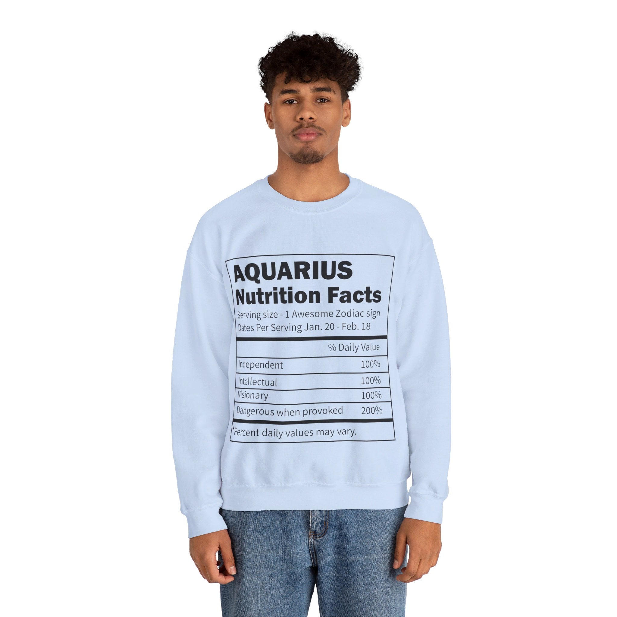 Zodiac Sign Nutrition Facts Sweatshirt, Horoscopes Shirt, Astrology Shirt, Summer Tees, Birthday Gift Ideas for Best Friends, Girl Friends