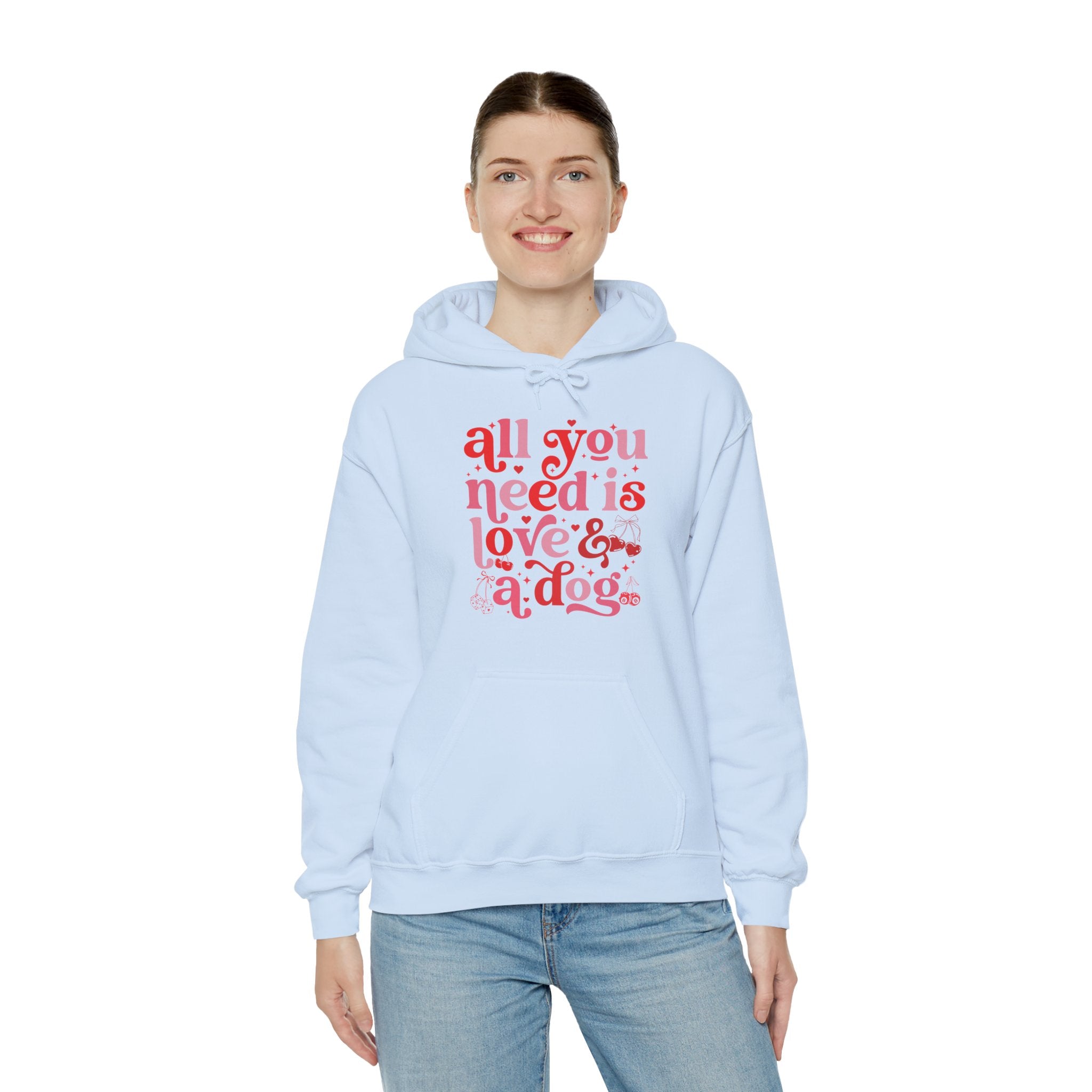 All You Need Is Love And A Dog Hoodie, Dog Lover Shirt, Dog Lover Gift, Dog Mom Shirt, Dog Quote Shirt, Dog Owner Shirt, Dog Mama Shirt