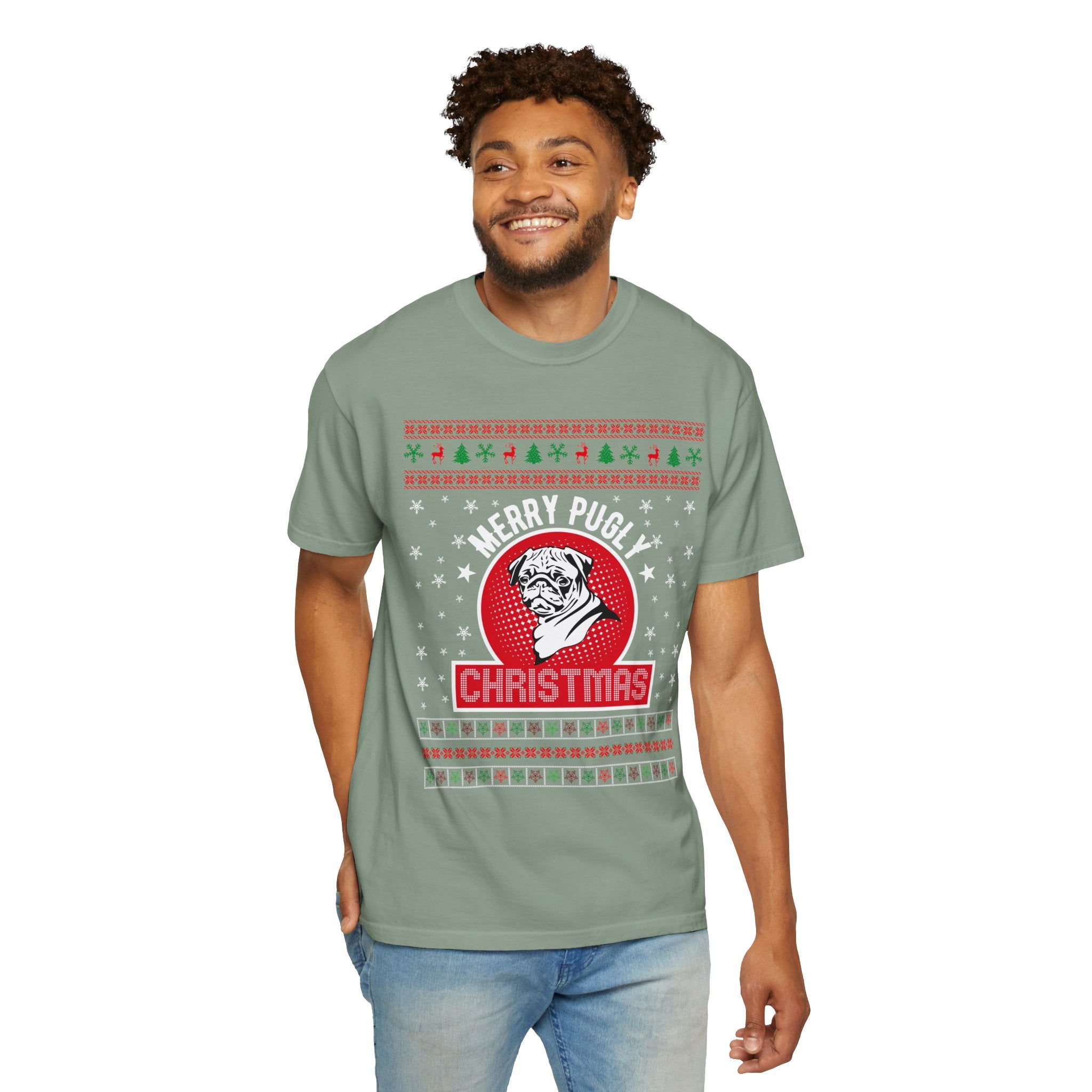 Ugly Pug Christmas Tshirt, Pug Tee, Pug Shirt, Pug Christmas Shirt, Pug Christmas Tee, Dog Christmas Shirt, Pug Christmas