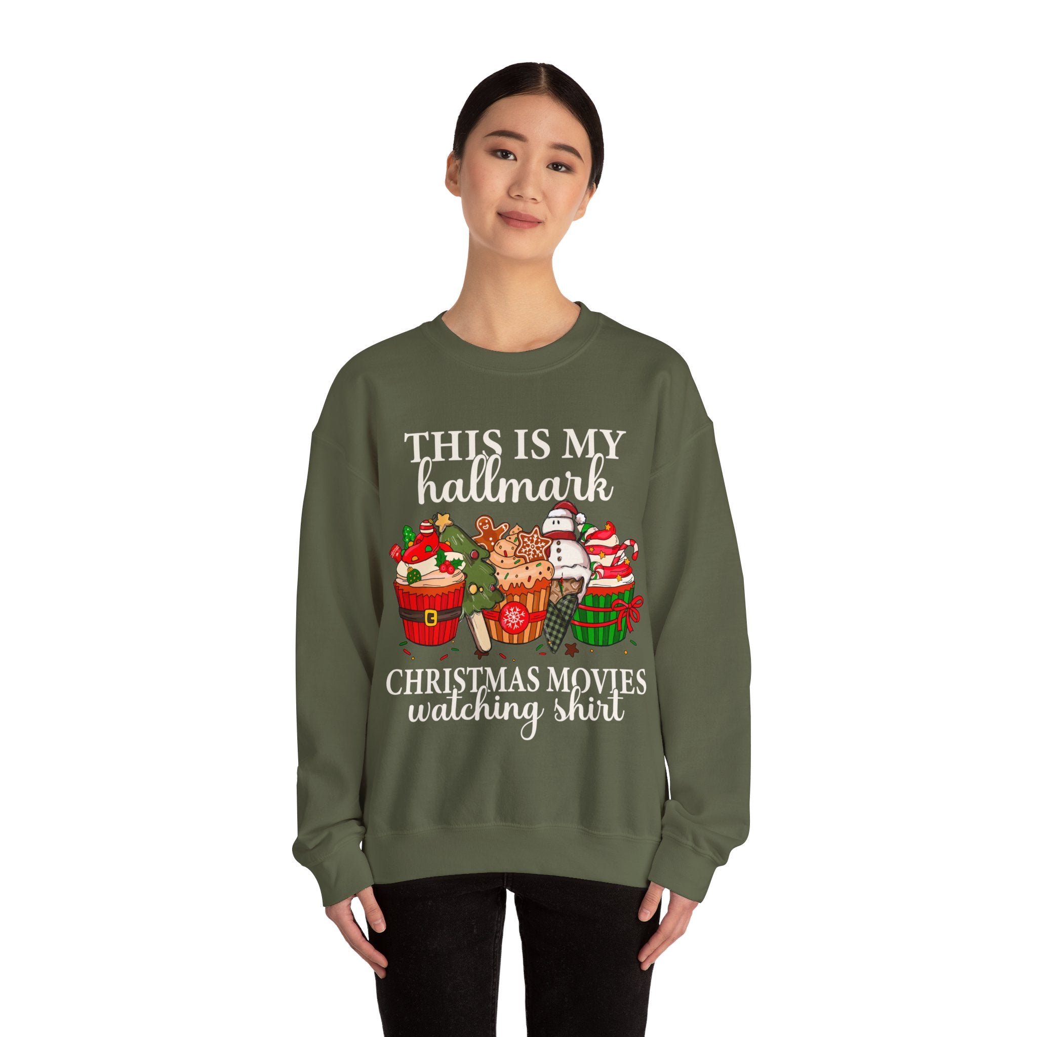 This is My Hallmark Christmas Movie Watching Sweatshirt, Hallmark Christmas Movies Shirt, Holiday Spirit Shirt, Hallmark Sweatshirt