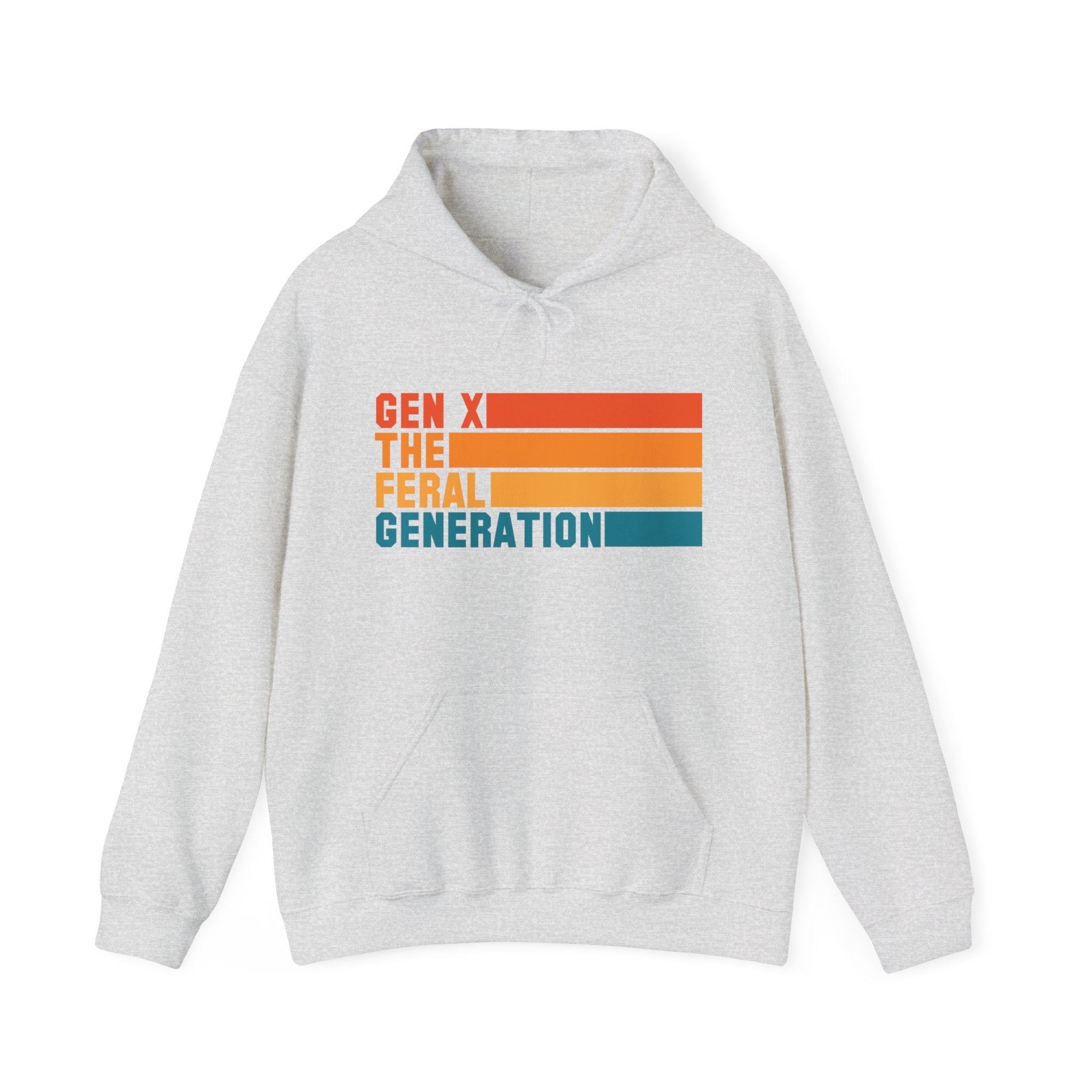 Gen X The Feral Generation Hoodie, Gen X Hoodie, Generation X Hoodie, Retro Gen X Hooded Sweatshirt, Cute Gen X Hoodie, Trendy Gen X Hoodie