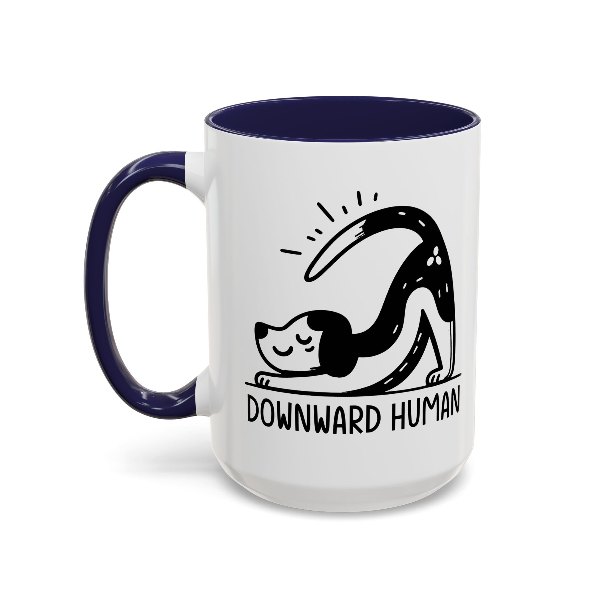 Downward Human Yoga Dog Coffee Mug, Dog Yoga Mug, Dog Owner Gifts, Funny Meditation Gifts, Yogi Pet Owner Gift, Yoga Coffee Mug