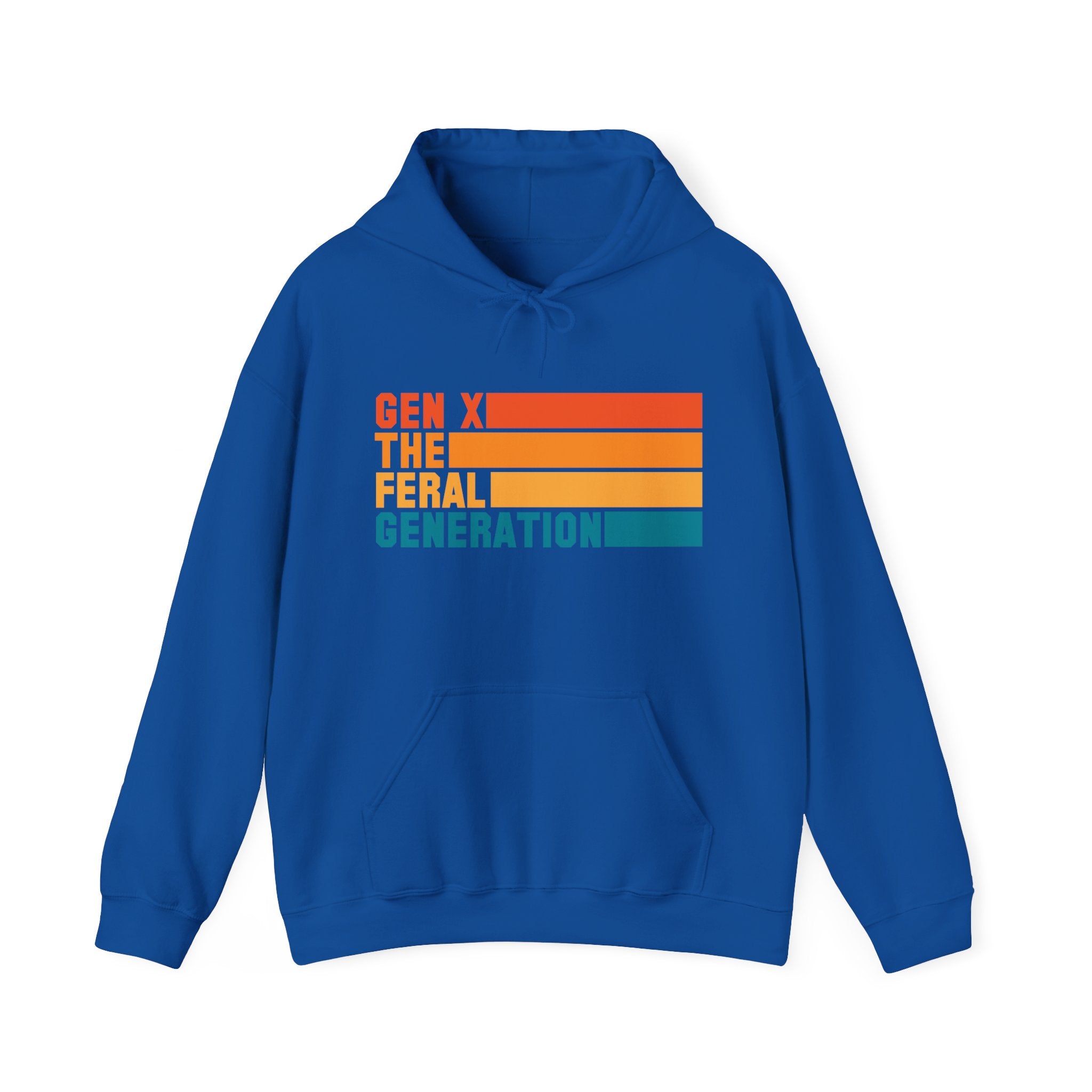 Gen X The Feral Generation Hoodie, Gen X Hoodie, Generation X Hoodie, Retro Gen X Hooded Sweatshirt, Cute Gen X Hoodie, Trendy Gen X Hoodie