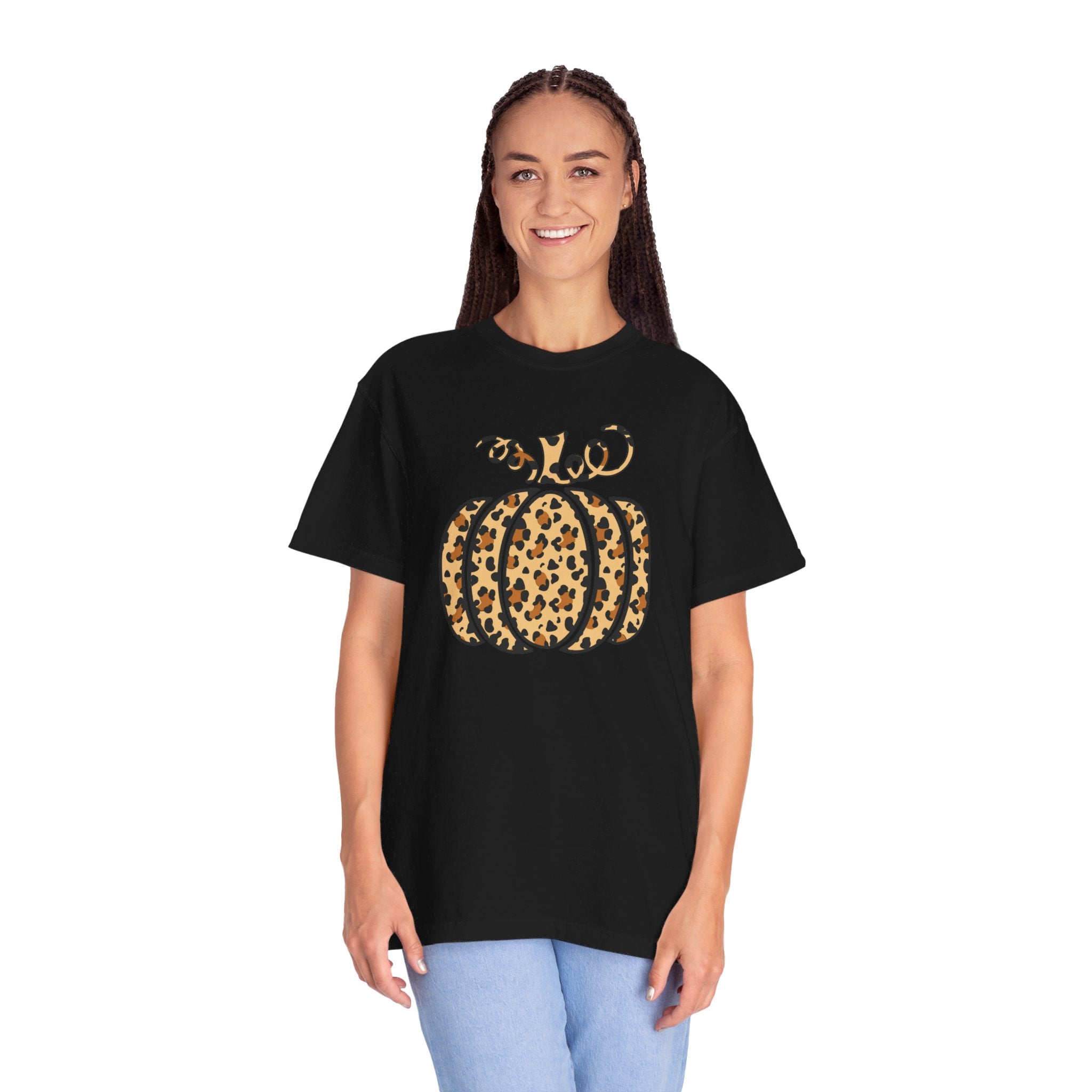 Leopard Pumpkin T-Shirt, Cheetah Pumpkin Shirt, Thanksgiving Shirt, Thankful Shirt, Fall Shirt, Hello Pumpkin