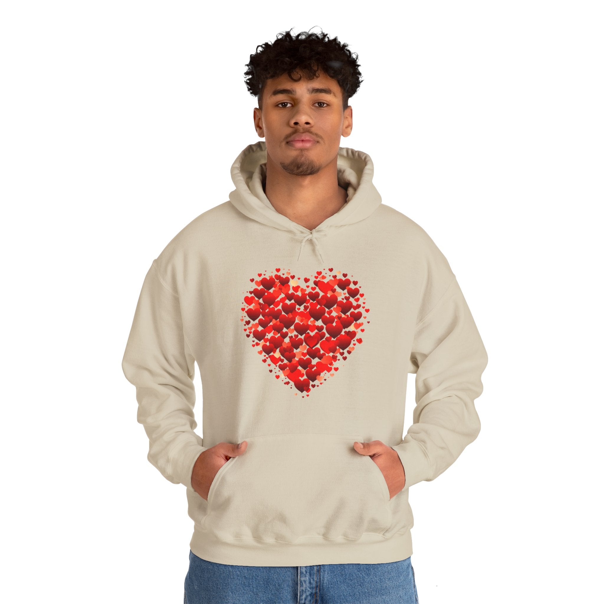 Valentines Day Red Double Heart Hoodie, Valentines Shirt, Valentines Double Heart Hoodie, Red Heart Shirt, Valentines Love Shirt, Love Sweater