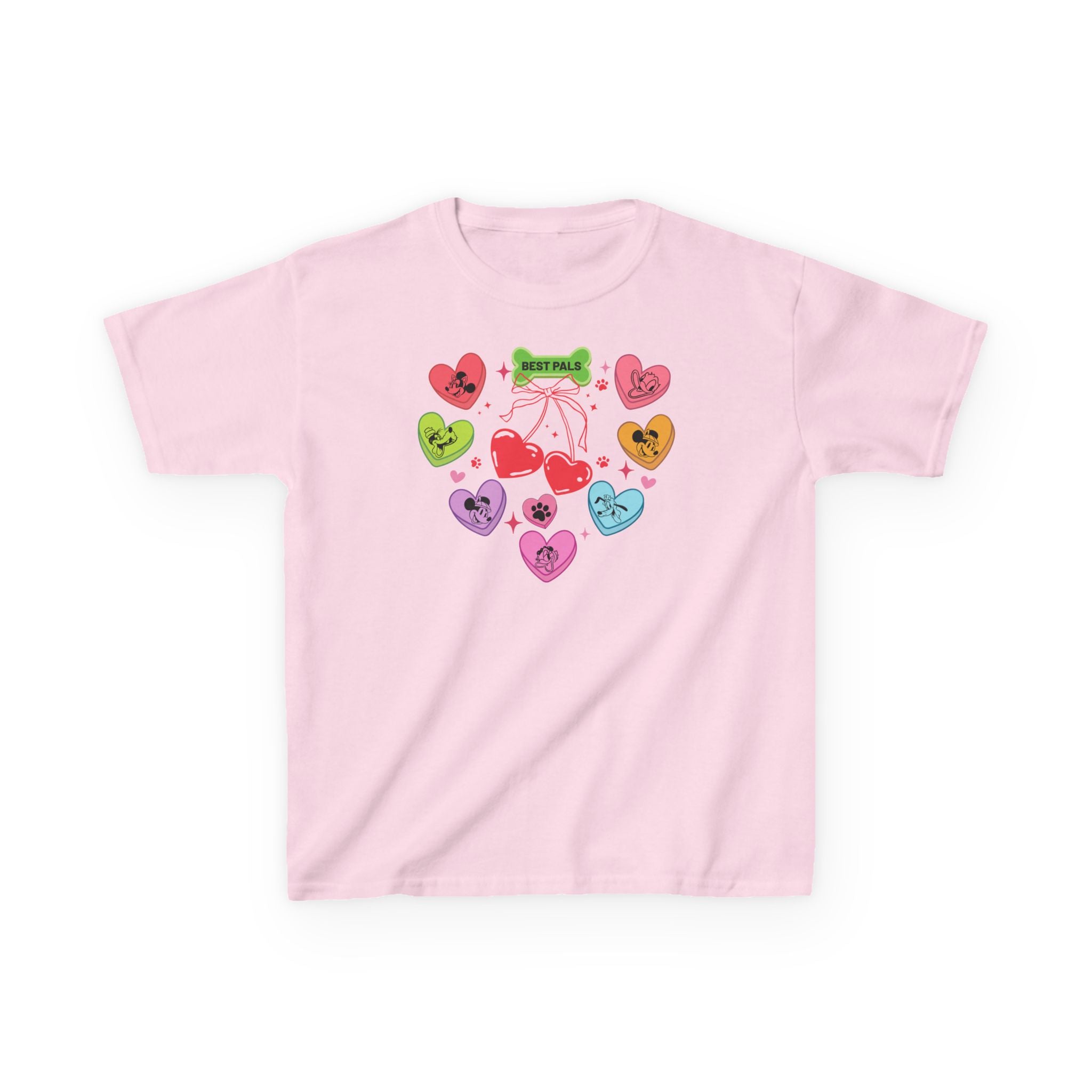 Mickey And Friends Candy Hearts Kids Shirt, Disney Valentine Toddler Shirt, Valentine's Day Kids Shirt, Toddler Valentine Day Outfit