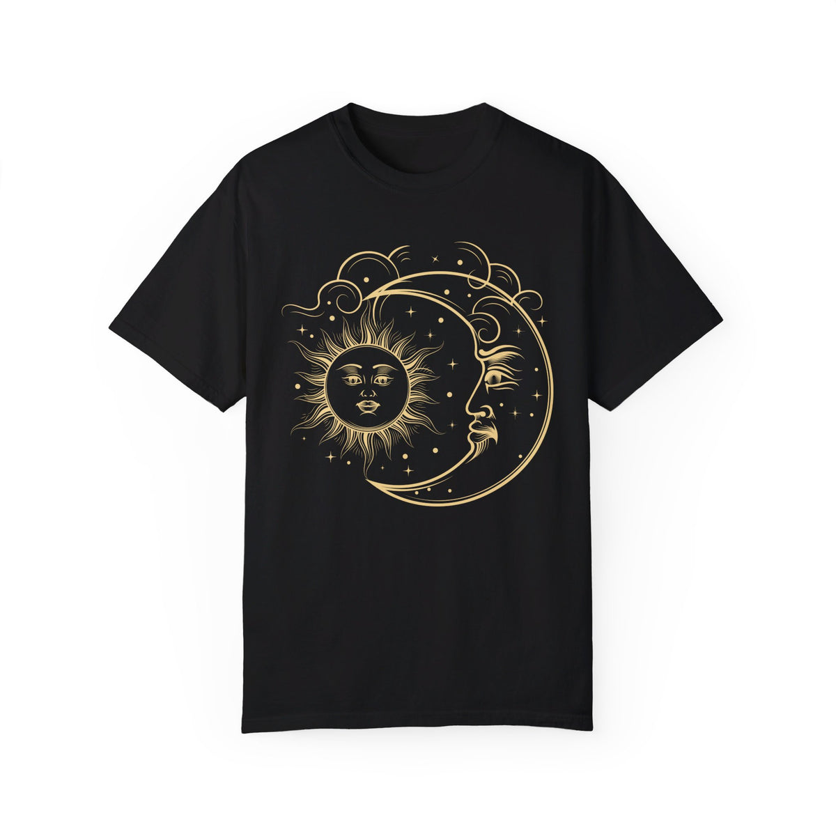 Celestial Sun Moon Shirt, Mystical Sun Moon T shirt, Boho Vintage Feel Celestial Sun Moon Shirt, Moon Phases Gift, Boho Sun Shirt