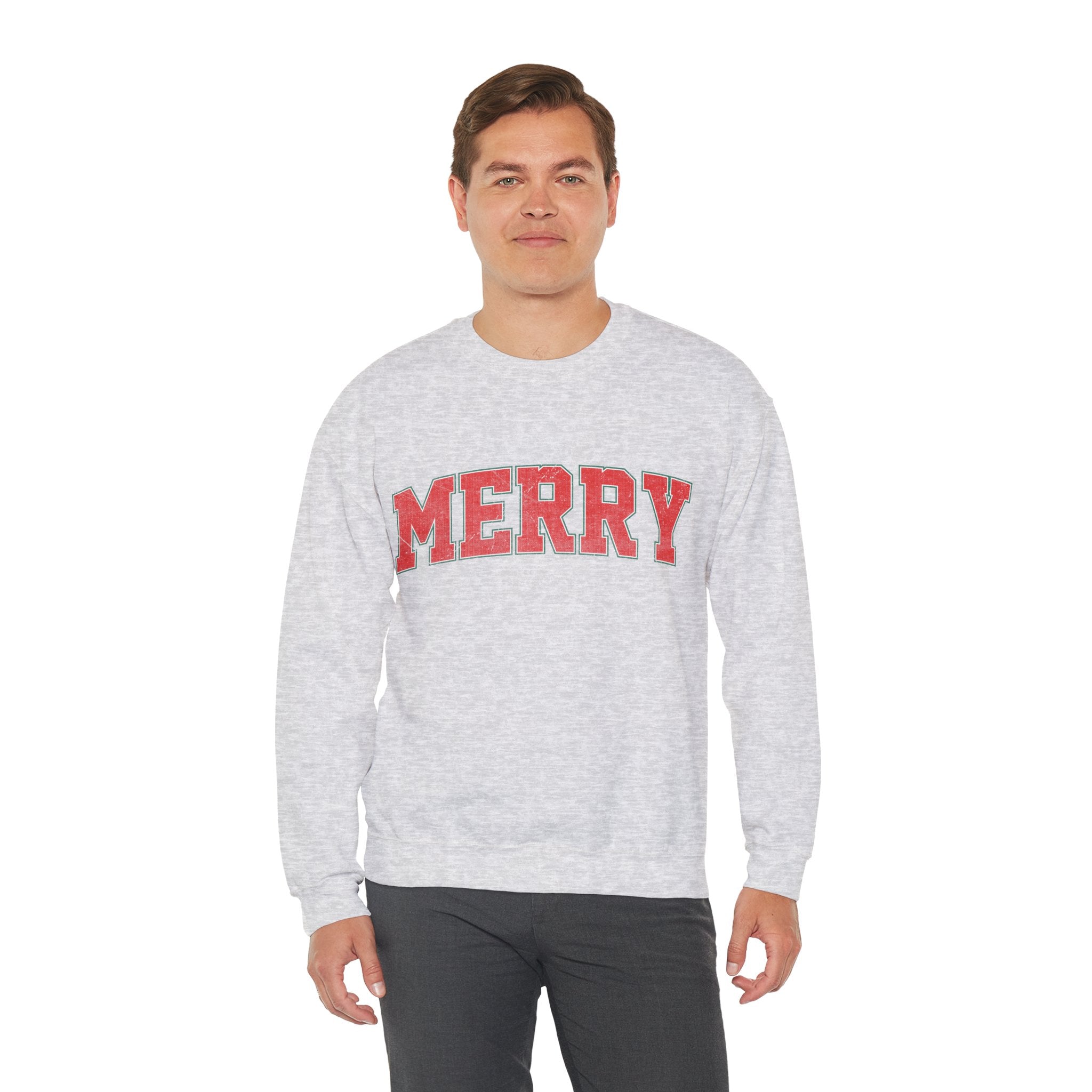 Merry Christmas Sweatshirt, Christmas Shirts, Cute Winter Sweater, Christmas Shirt for Women, Christmas Crewneck Sweatshirt, Holiday Sweater