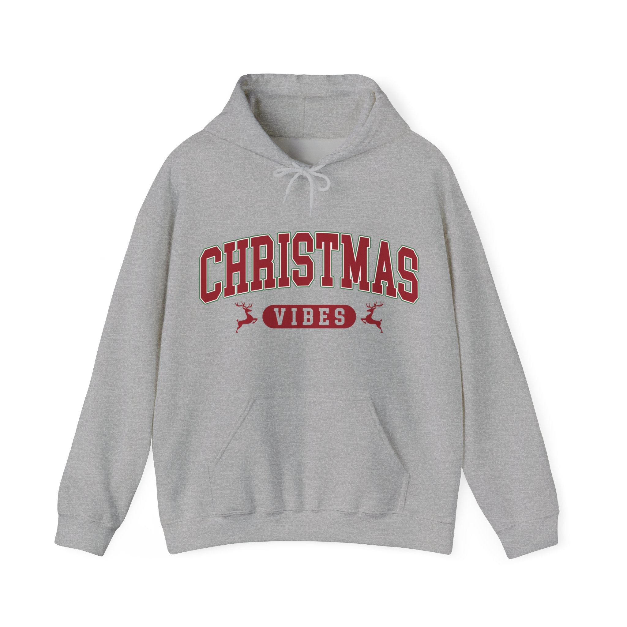 Retro Christmas Vibes Hoodie, Womens Christmas Hoodie, Holiday Sweater, Cute Christmas Hooded Sweatshirt, Christmas Gift, Winter Shirt