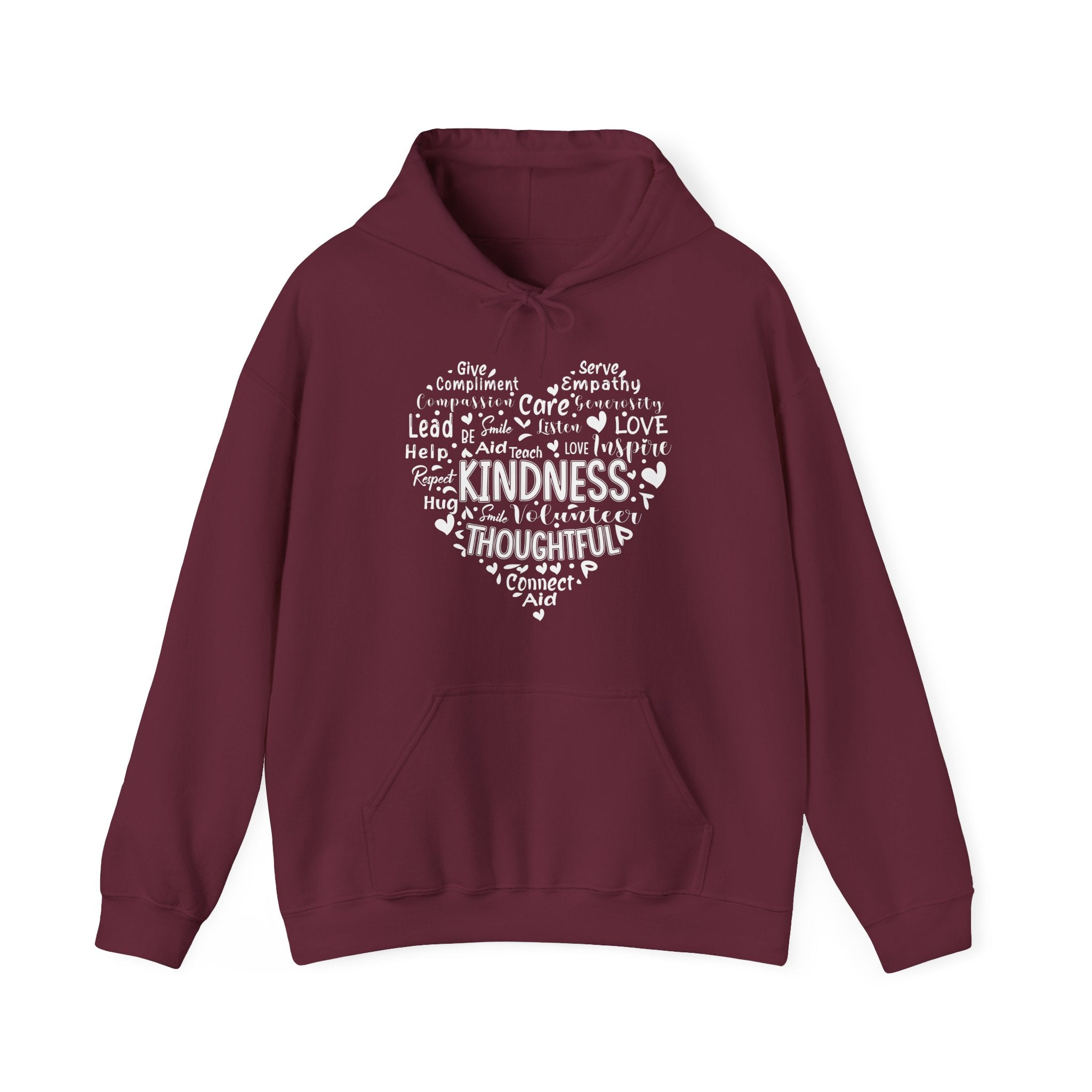 Cute Heart Be Kind Graphic Hoodie, Valentine's Day Heart Hoodie, Heart Love Hoodie, Valentines Day Sweatshirt, Woman Kindness Anniversary Shirt