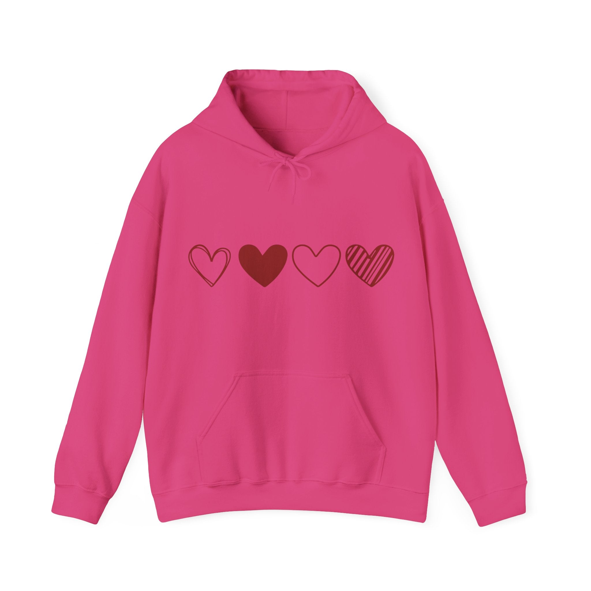 Heart Hoodie, Valentines Day Hooded Sweatshirt, Couple Gift Shirt, Red Heart Hoodie, Valentines Day Hoodie, Heart Gift for Women, Valentine