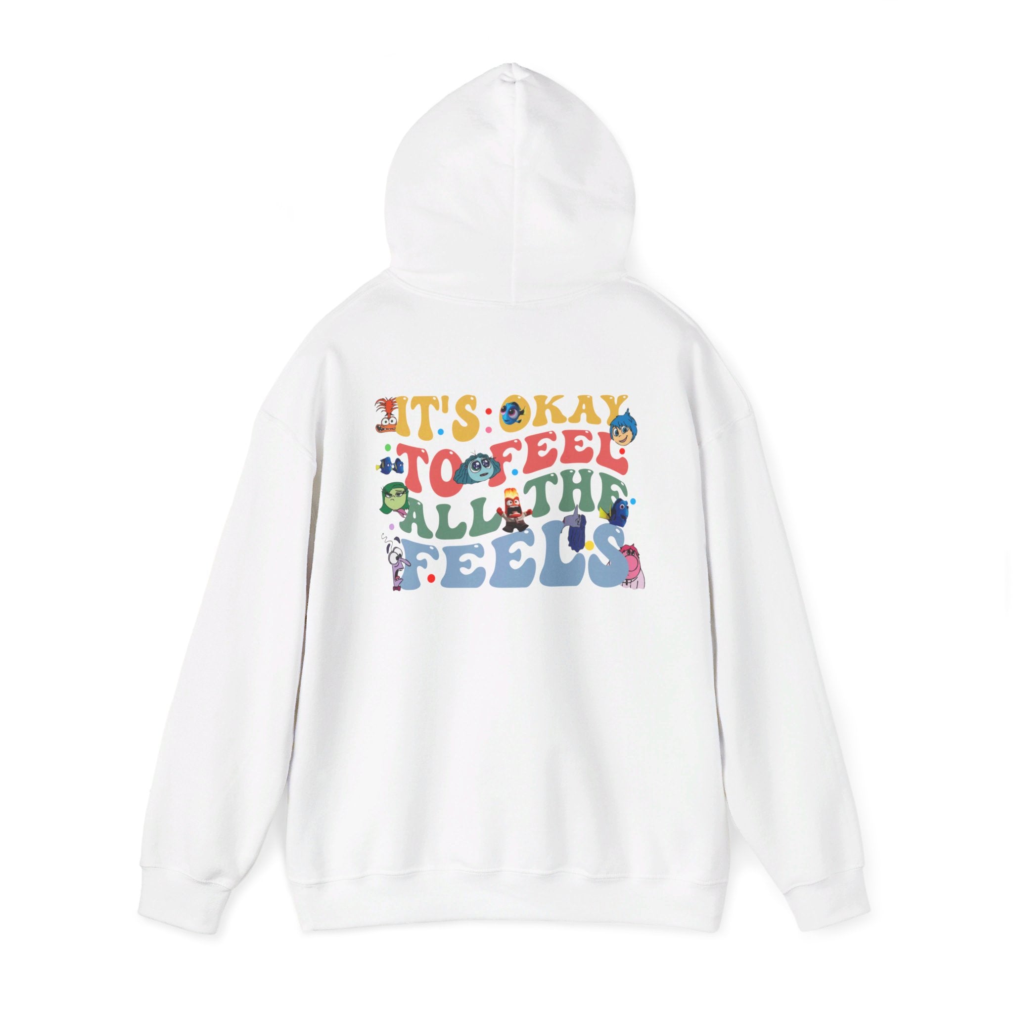 It's Okay To Feel All The Feels Hoodie, Disney Inside Out Shirt, Mental Health Sweatshirt, Inclusion Hoodie, Speech Therapy Hoodie