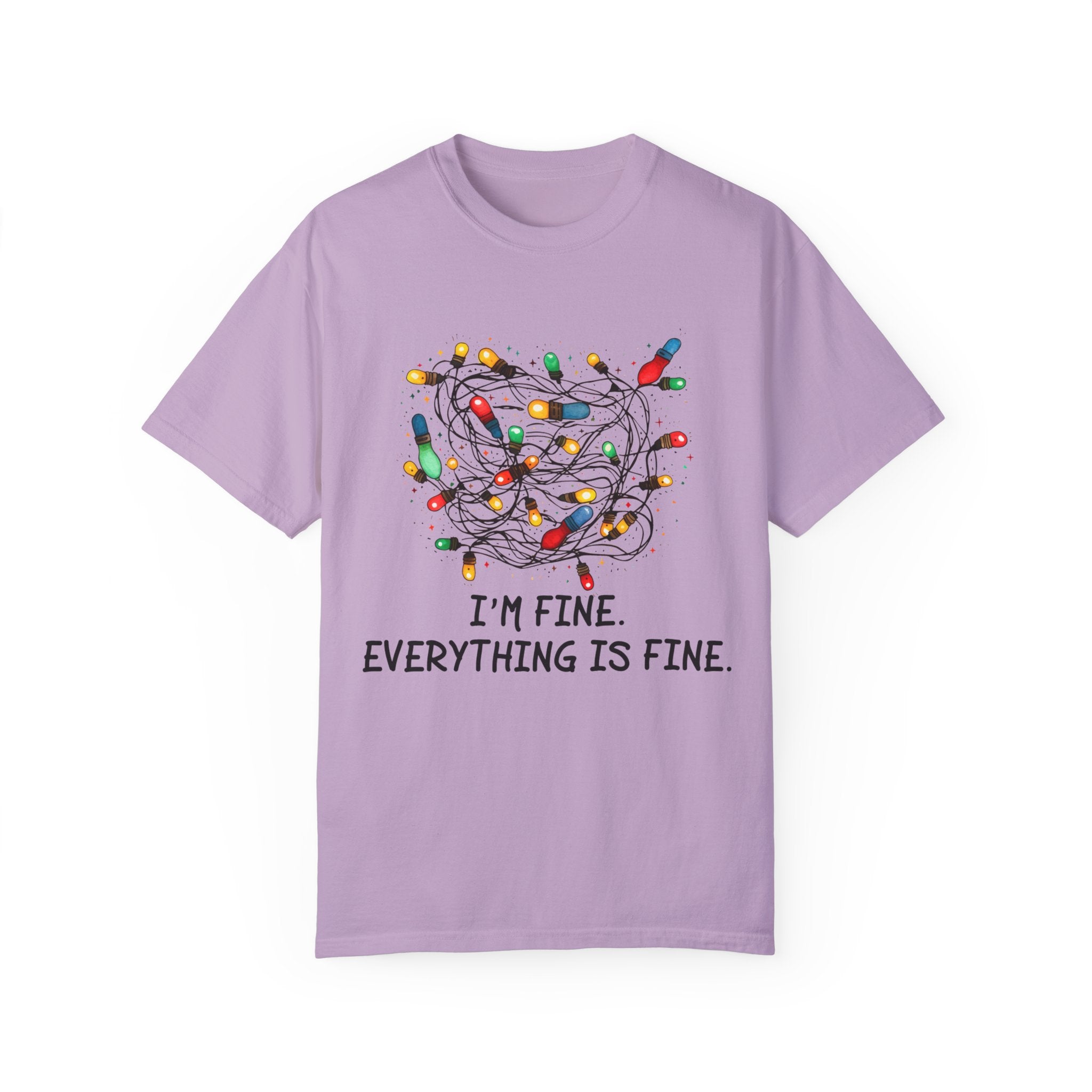 Everything Is Fine Shirt, Christmas Tshirt, I am Fine T-shirt, This Is Fine Tshirt, Funny Christmas Tee, Sarcastic Tshirt, Motivational Gift