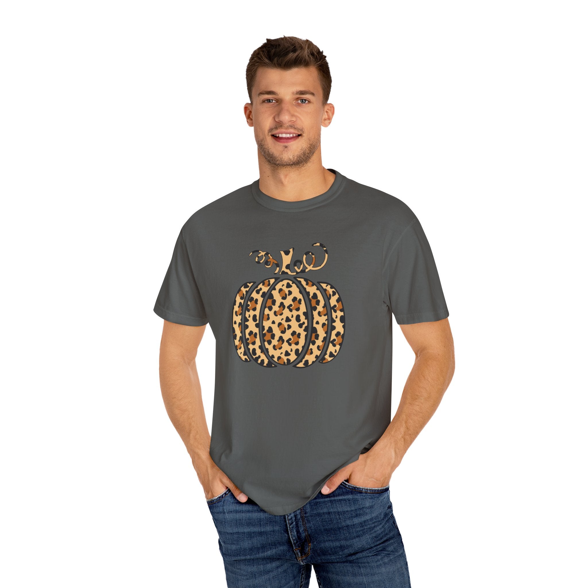 Leopard Pumpkin T-Shirt, Cheetah Pumpkin Shirt, Thanksgiving Shirt, Thankful Shirt, Fall Shirt, Hello Pumpkin