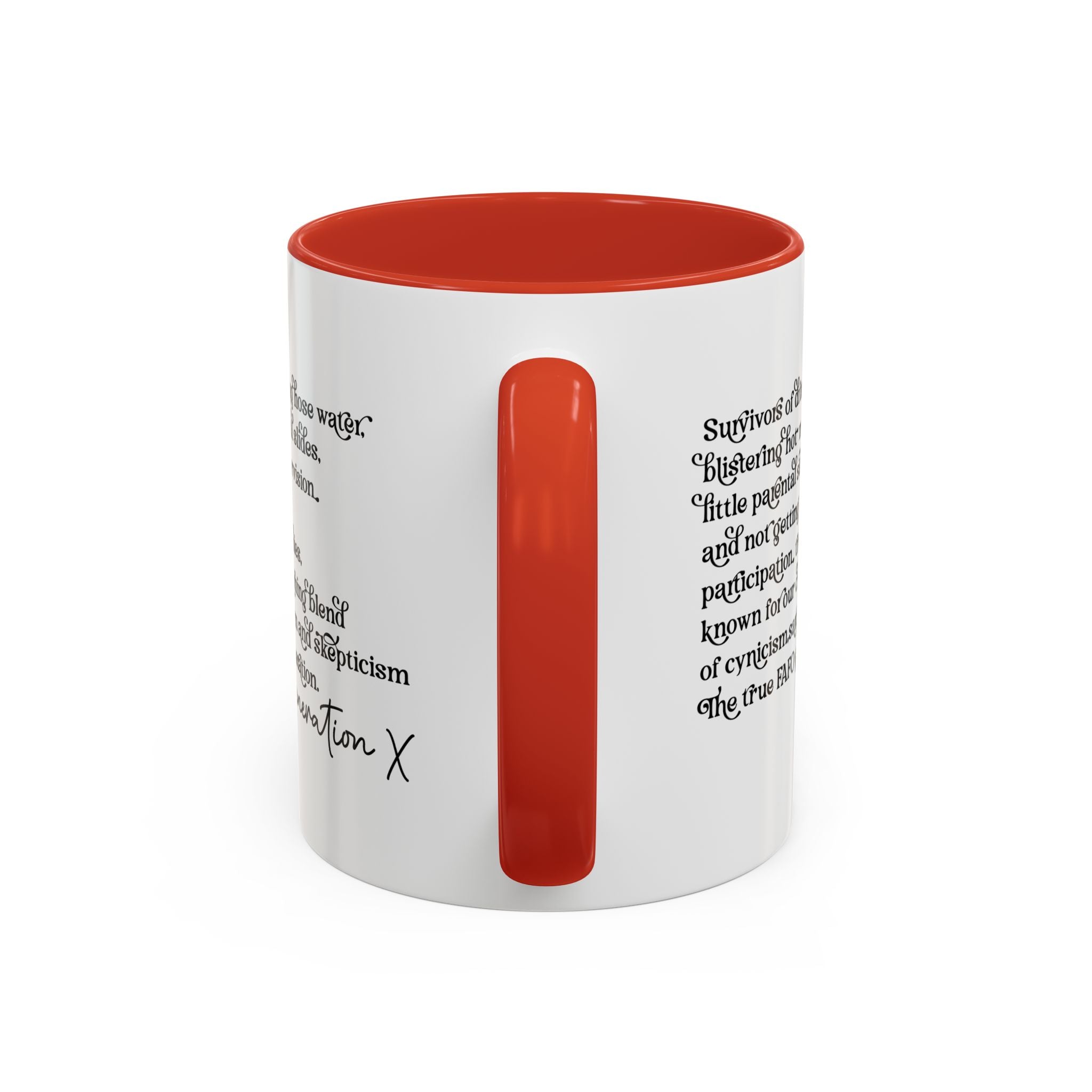 Gen X Raised on Hose Water and Neglect, Generation X, Gen X Gift, Gen X Mug, Funny Gen X Mug, Coffee Mug Cup, Coffee Mug Gift