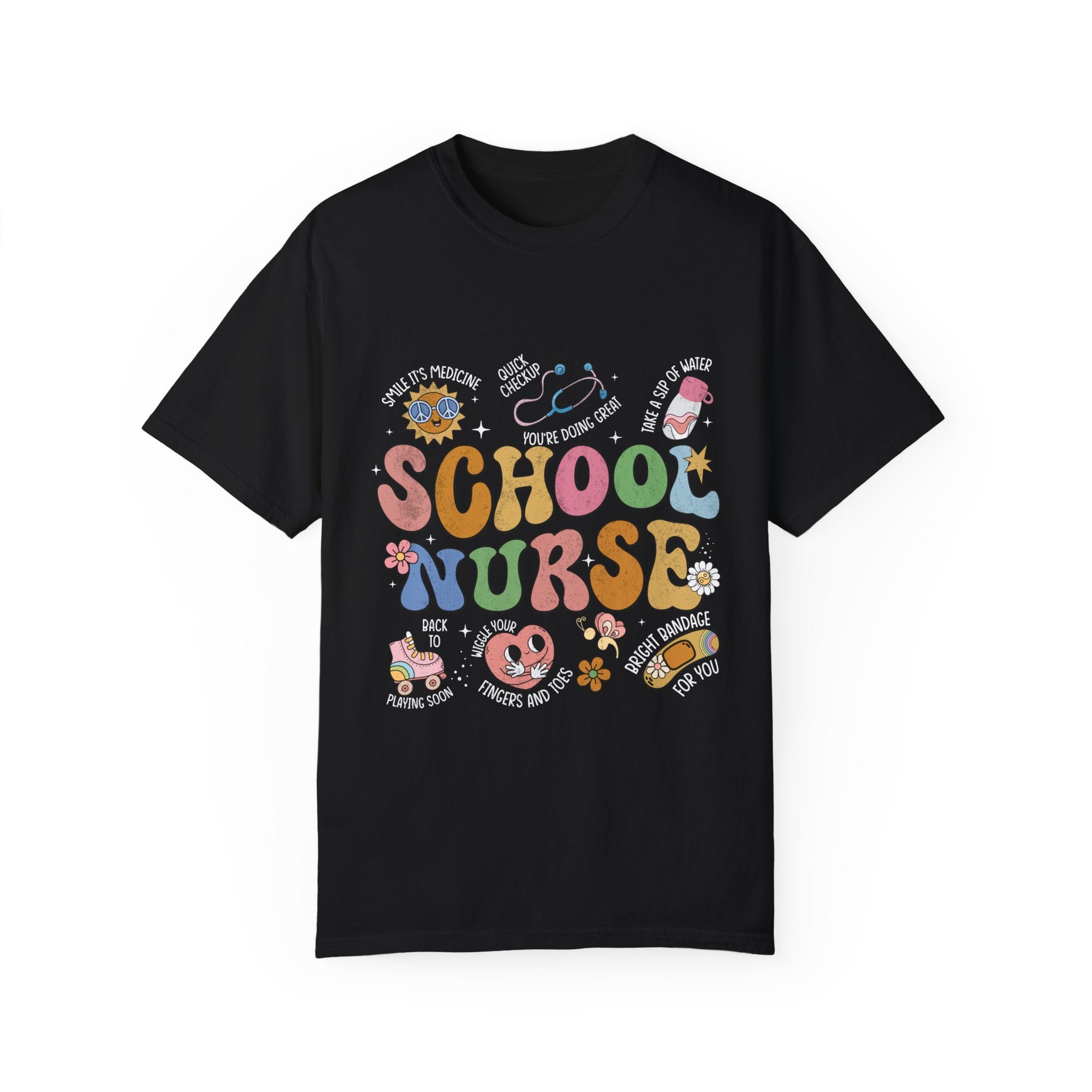 School Nurse TShirt, School Nurse Shirt, School Nurse Gift For School Nurse, Back To School Nurse Tee, Cute Retro School Nurse T-Shirts