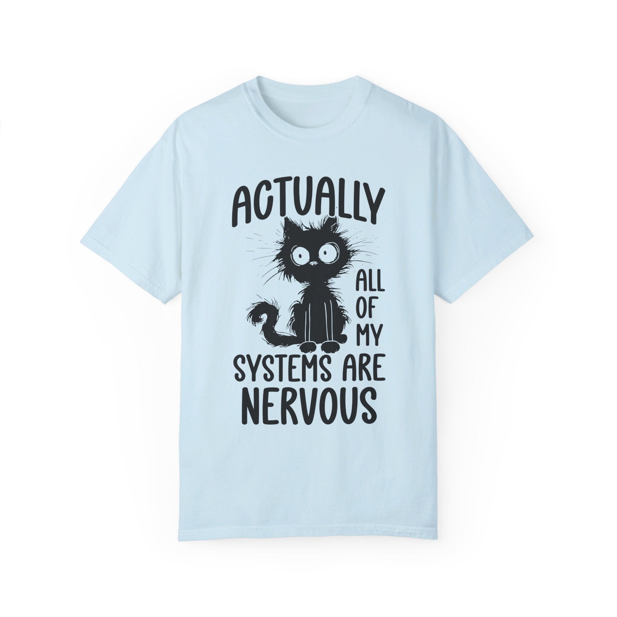 Actually All of My Systems Are Nervous Shirt, Raccoon Shirt, Mental Health Shirt, Anxiety Tshirt, Funny Tshirt, Vintage Retro Graphic Shirt