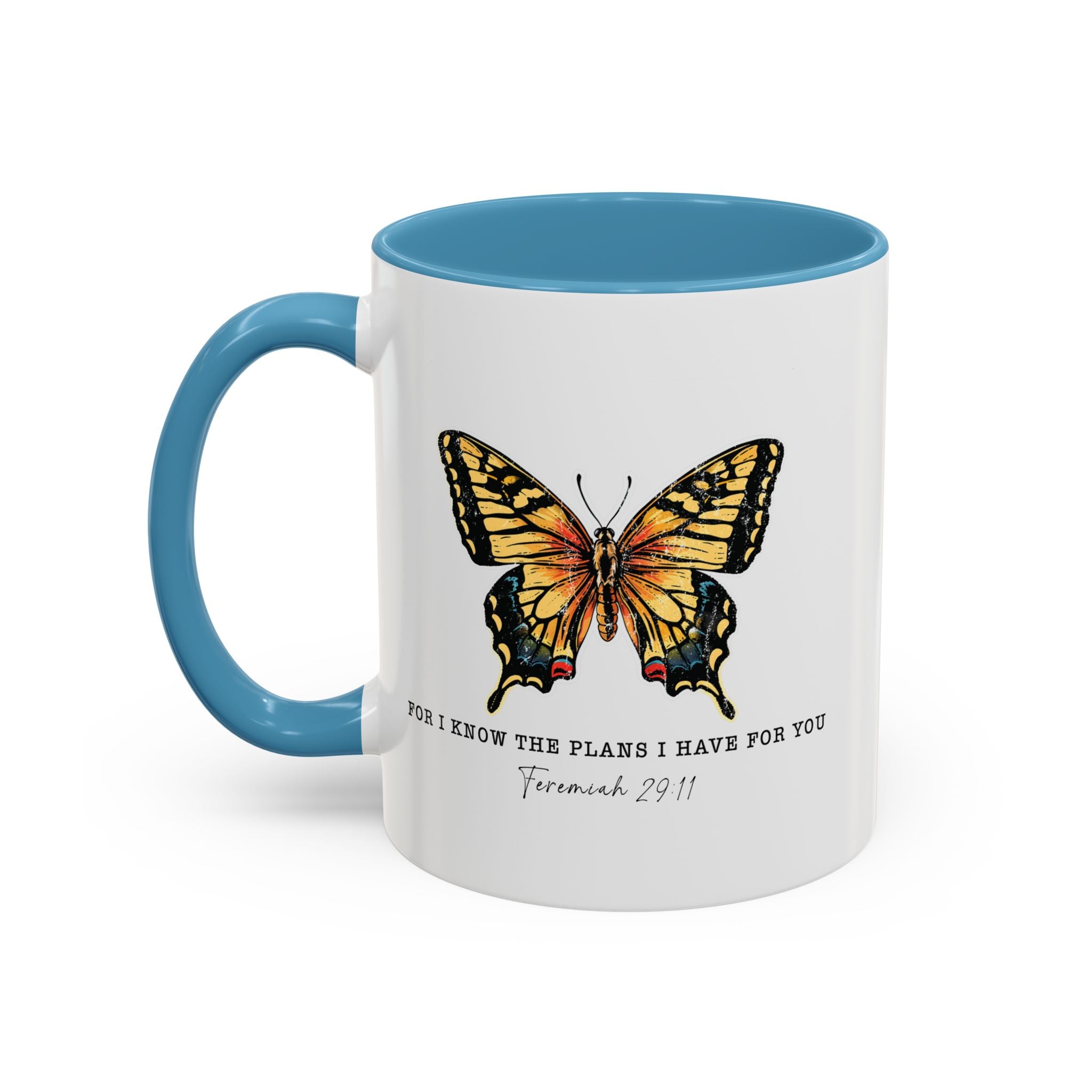 Religious Coffee Mug, Jesus Mug, For I Know The Plans I Have For You, Christian Cup, Faith Mug, Bible Verse