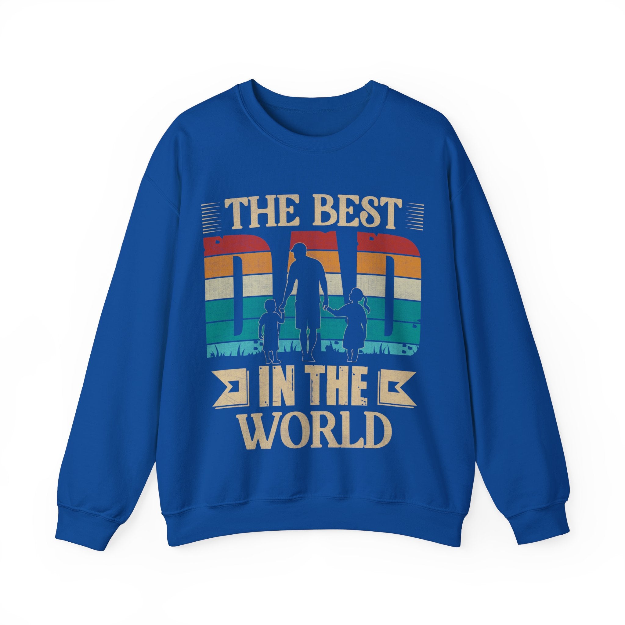 The Best Dad In The World Sweatshirt, World's Best DAD Gift, Gift from Son Daughter to Dad, Worlds Greatest Dad Shirt, Happy Fathers Day Sweatshirt