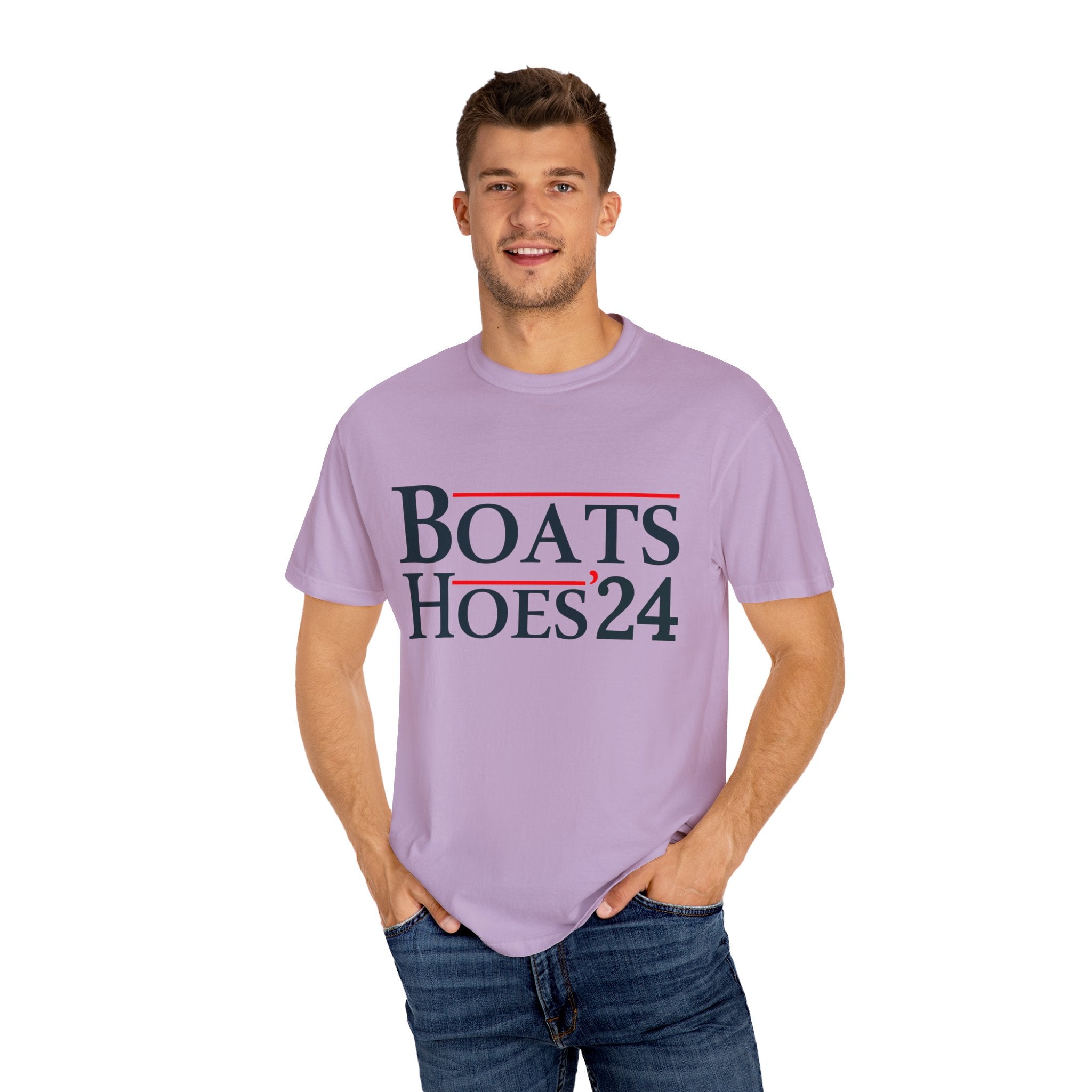 UNIDAZE Boats and Hoes 2024 T-Shirt, Funny Election Shirt, Trendy Election Day 24 Tee, Patriotic Shirt, Election Lover Gift Tee, Fun Stepbrother Tee Printify 4th of july gift boating shirt boats and hoes boats and hoes 2024 catalina wine mixer Cotton Crew neck cute birthday gift DTG fourth of july shirt fourth of july tee funny boating shirt Men's Clothing Oversized patriotic shirt patriotic sweatshirt step brothers shirt T-shirts TikTok Unisex Women's Clothing