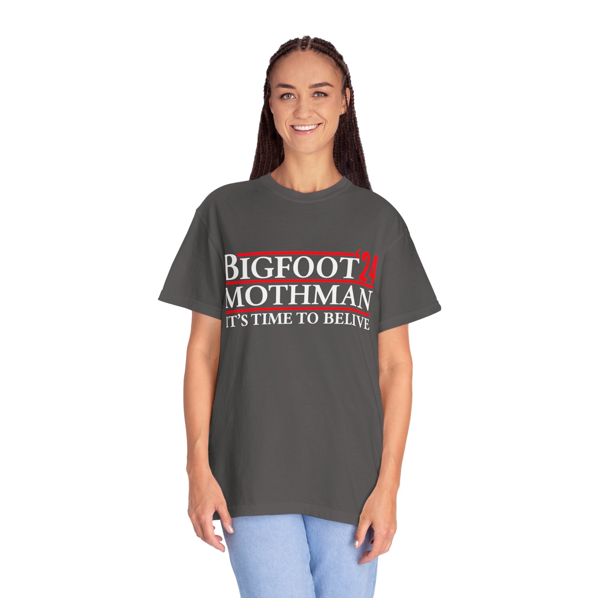 UNIDAZE Bigfoot Mothman 2024 President Election Shirt, Funny Vote Bigfoot Political Satire Humor Tee, Unique T-Shirt Gift for Men and Women Printify 2024 election shirt bigfoot lover shirt bigfoot shirt bigfoot usa Cotton Crew neck DTG for president funny 2024 election funny bigfoot shirt funny election shirt joke shirt Men's Clothing mothman shirt Oversized political satire sasquatch shirt T-shirts TikTok Unisex vote bigfoot Women's Clothing