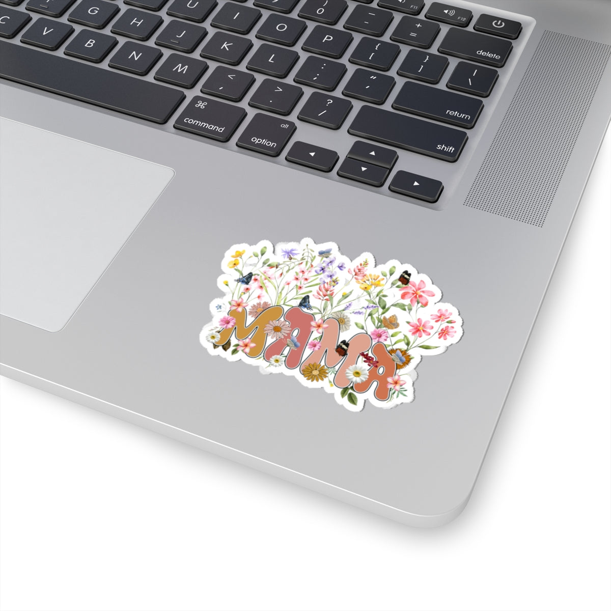 Wildflowers Mama Kiss-Cut Stickers, Mama Gift, Mama Sticker,, Retro vibe, Gift For Mom