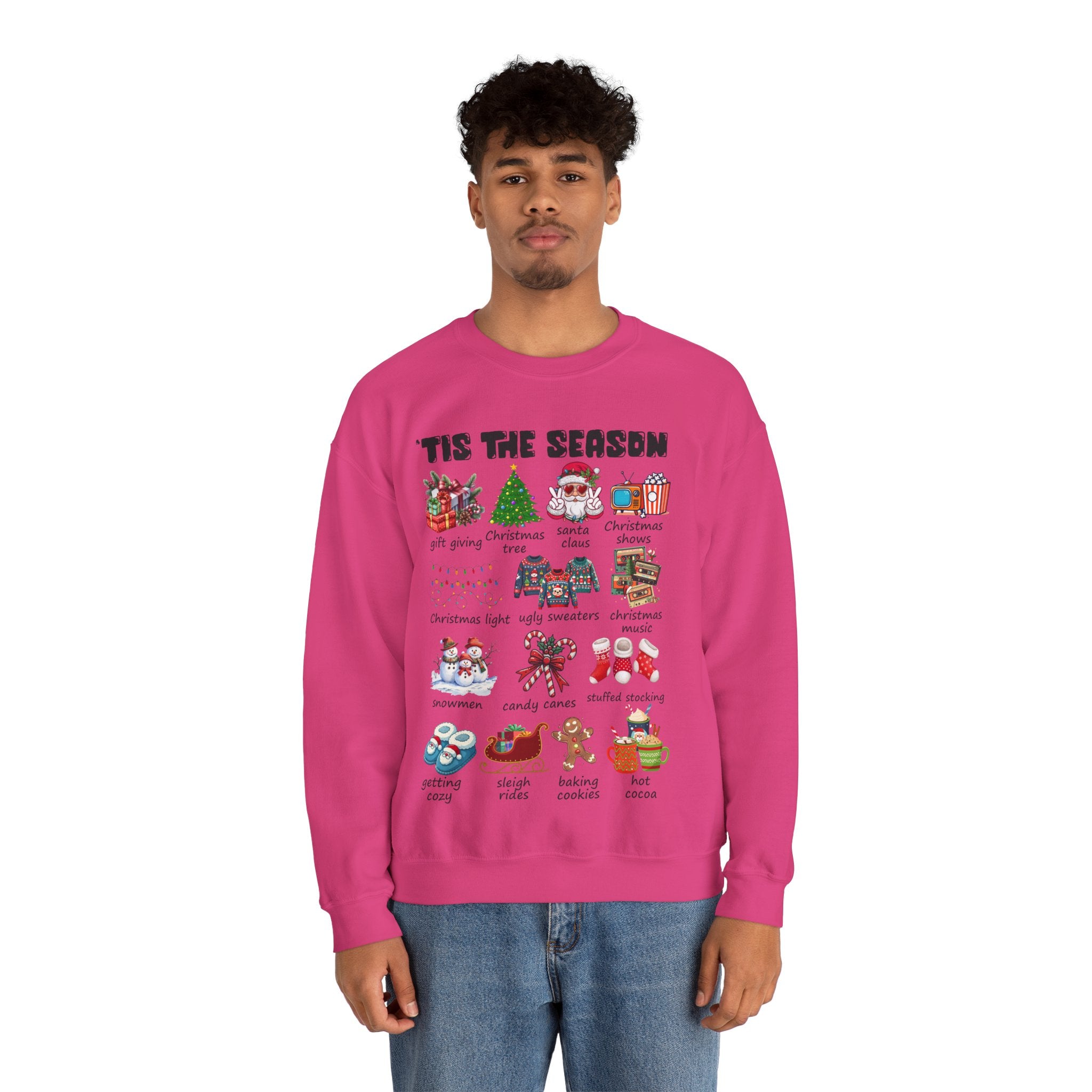 Tis the Season Christmas Sweatshirt, Christmas Tis The Season Shirt, Merry Christmas Shirt, Christmas Sweatshirt For Women, Cute Winter Top