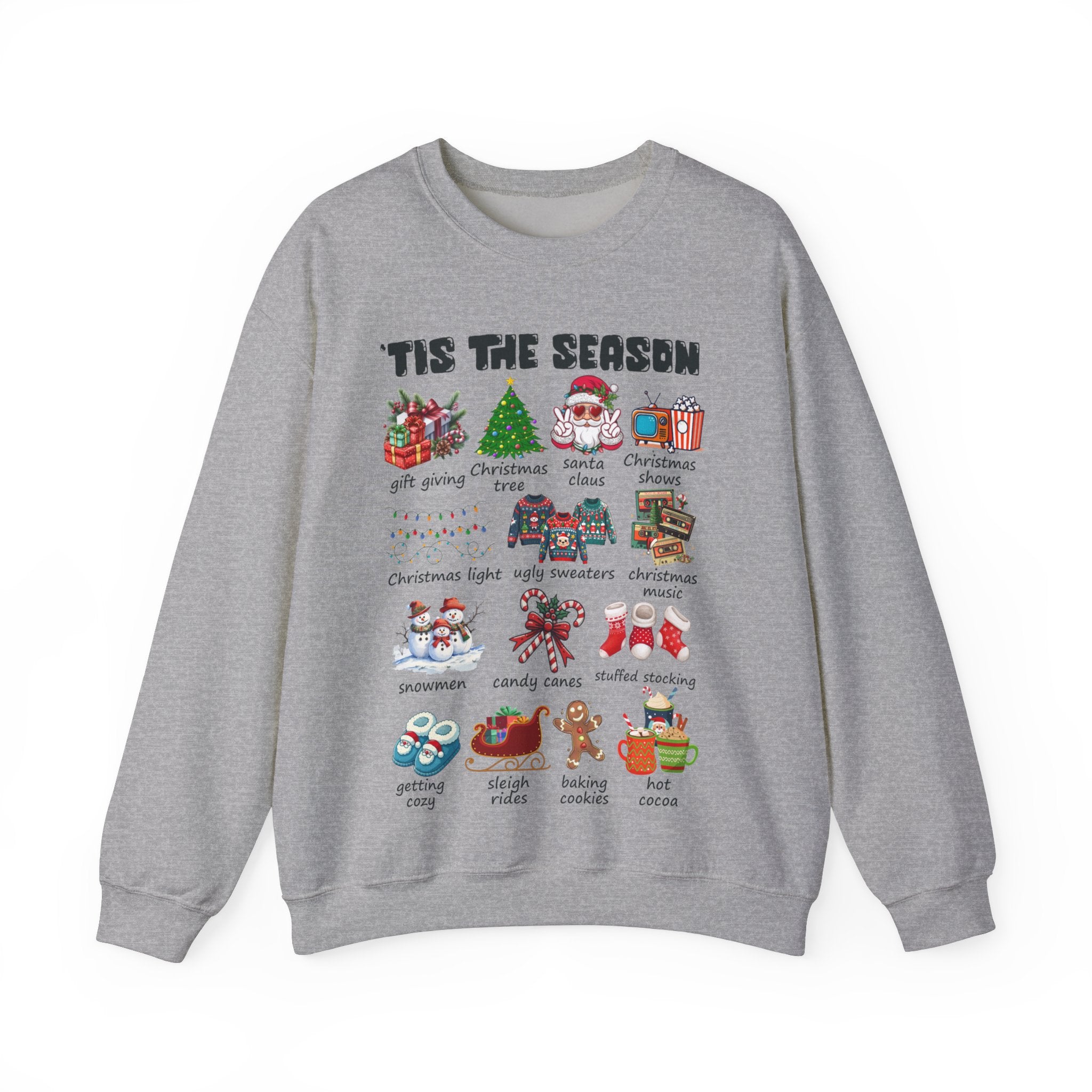Tis the Season Christmas Sweatshirt, Christmas Tis The Season Shirt, Merry Christmas Shirt, Christmas Sweatshirt For Women, Cute Winter Top