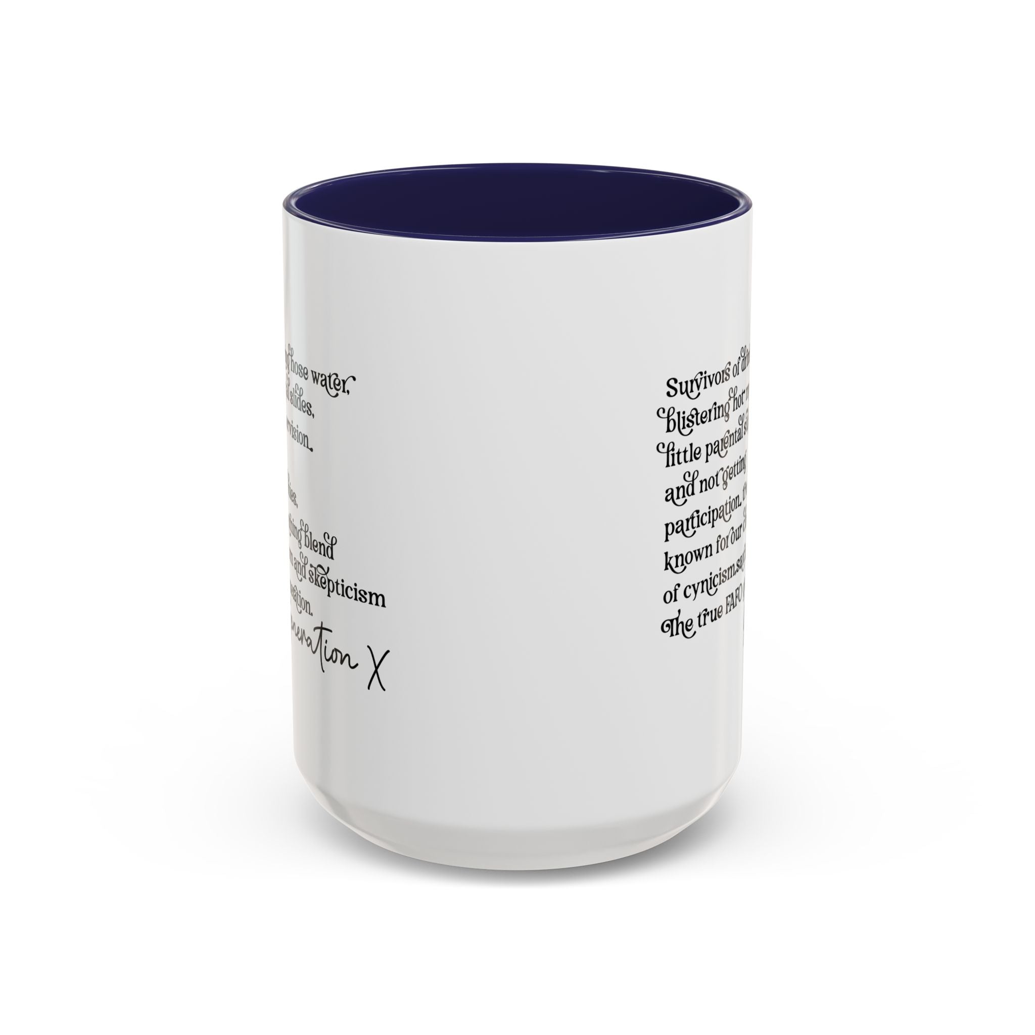 Gen X Raised on Hose Water and Neglect, Generation X, Gen X Gift, Gen X Mug, Funny Gen X Mug, Coffee Mug Cup, Coffee Mug Gift