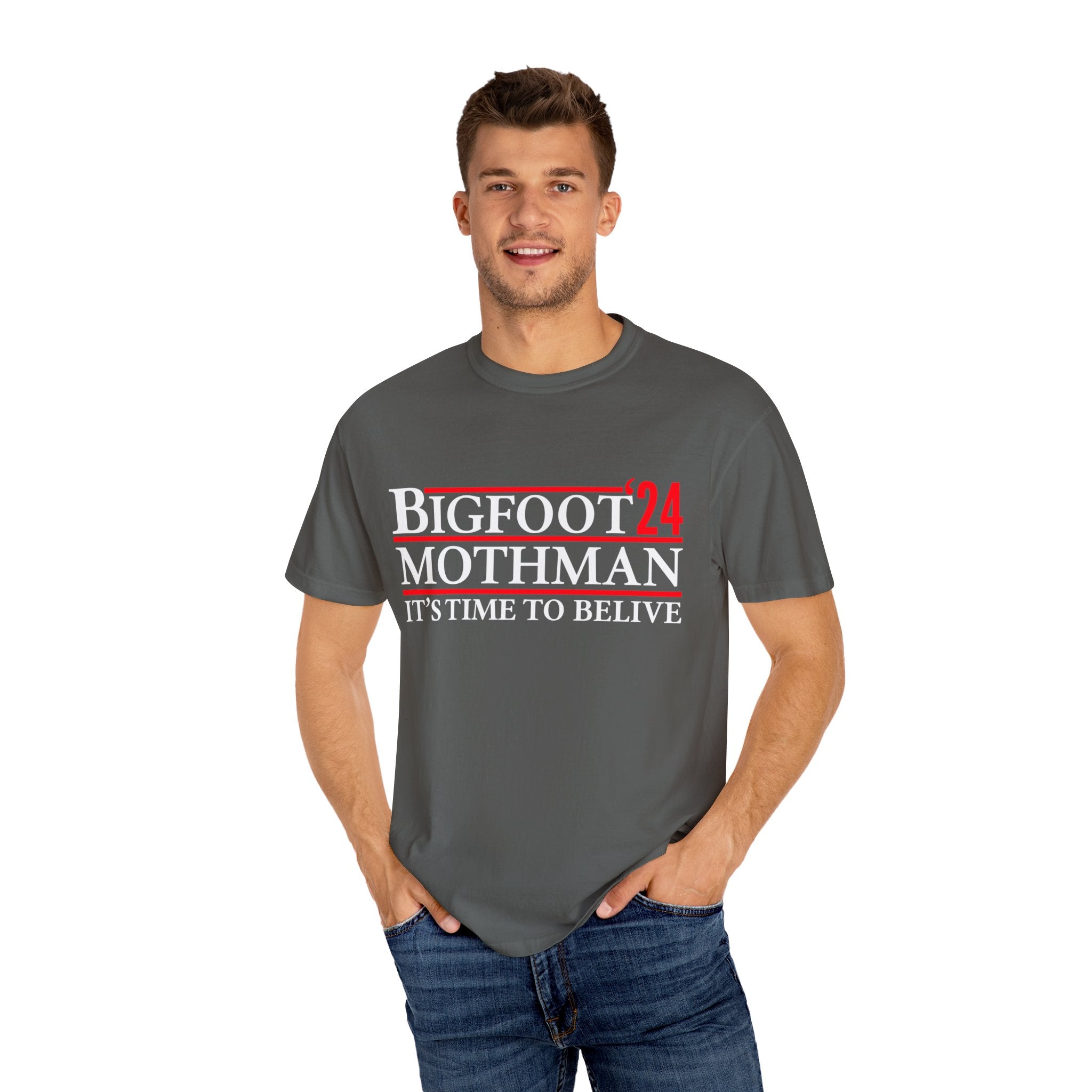 UNIDAZE Bigfoot Mothman 2024 President Election Shirt, Funny Vote Bigfoot Political Satire Humor Tee, Unique T-Shirt Gift for Men and Women Printify 2024 election shirt bigfoot lover shirt bigfoot shirt bigfoot usa Cotton Crew neck DTG for president funny 2024 election funny bigfoot shirt funny election shirt joke shirt Men's Clothing mothman shirt Oversized political satire sasquatch shirt T-shirts TikTok Unisex vote bigfoot Women's Clothing