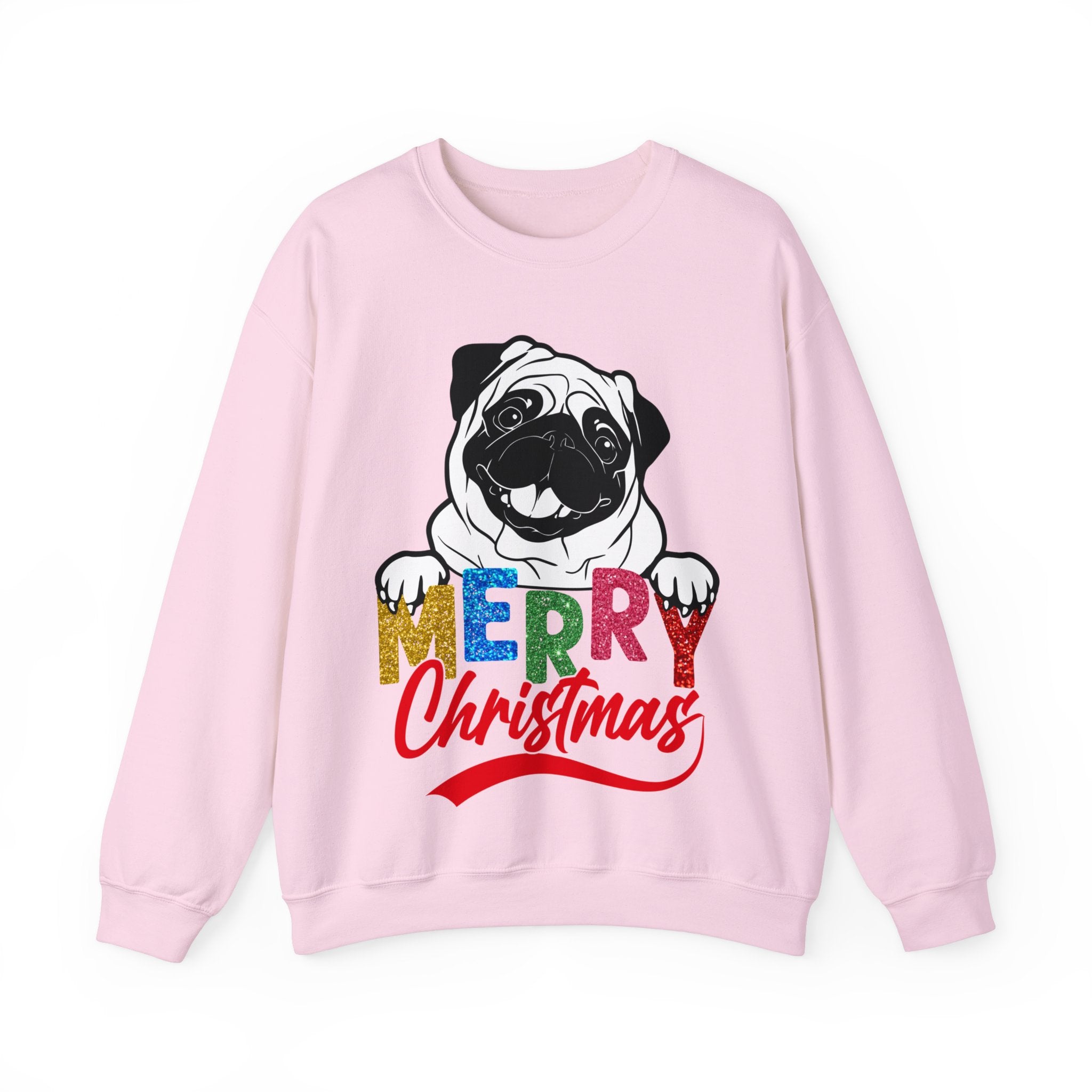 Christmas Pug Sweatshirt, Funny Pug Christmas Sweatshirt, Dog Lover Gift, Pug Mom Sweatshirt, Dog Mom Shirt