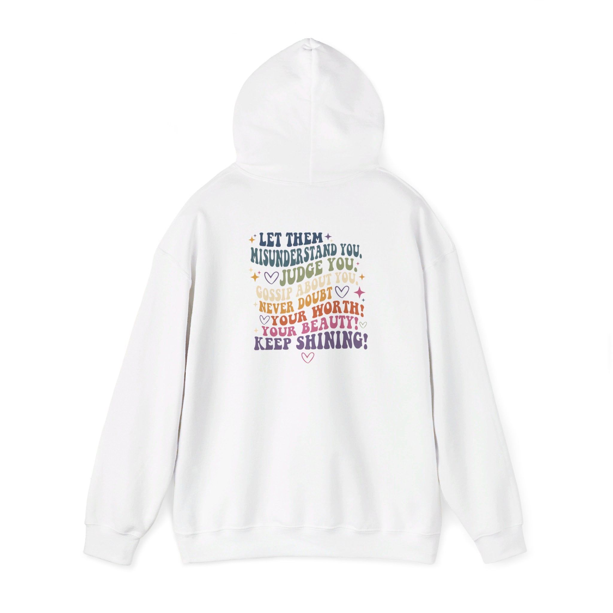 Let Them Misunderstand You Front And Back, Judge You, Gossip About You Sweatshirt, Trendy Hoodie, Inspirational Quotes, Mental Health Matters